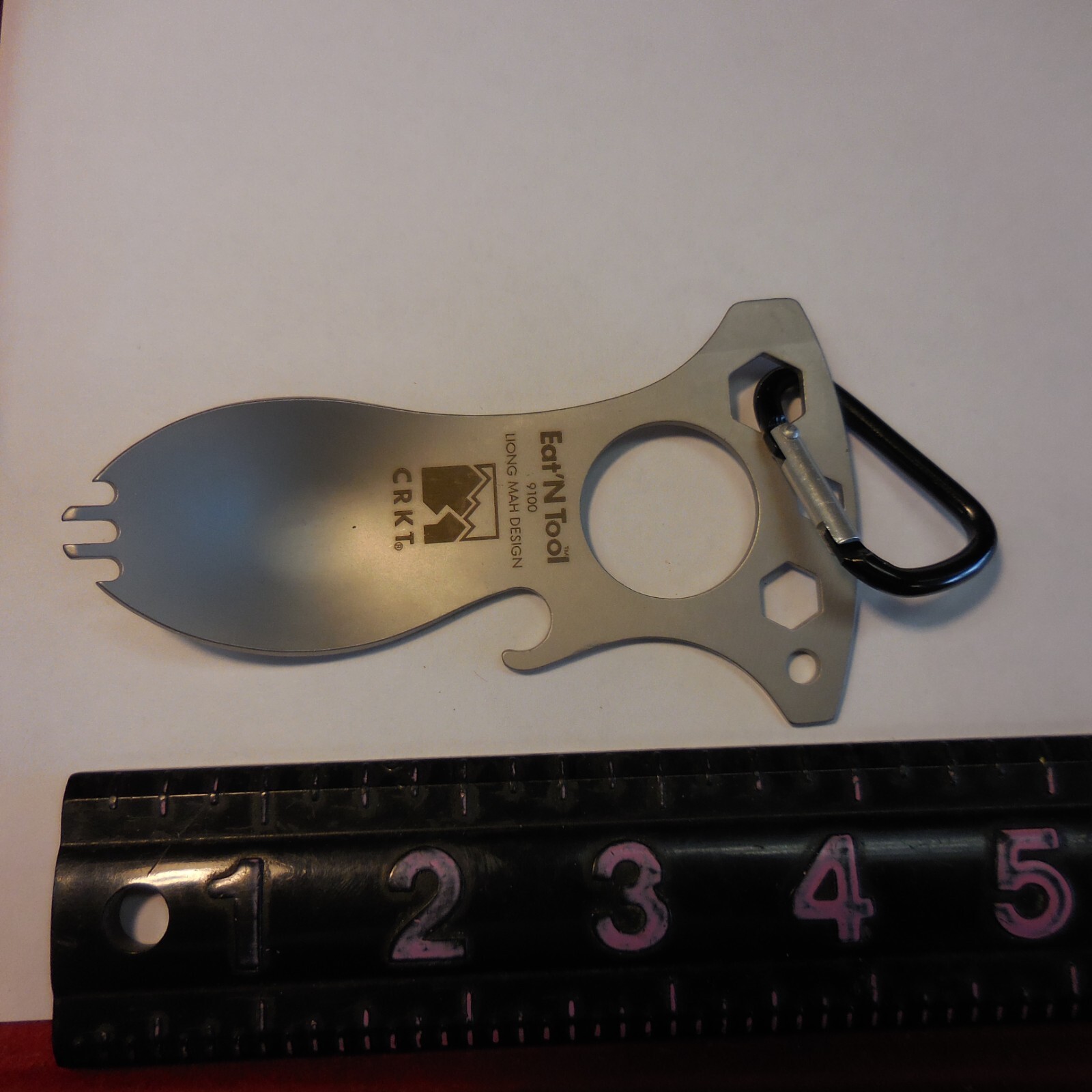 CRKT – Eat N Tool – Stainless Steel Camping Utensil – NEW–#MB & EP
