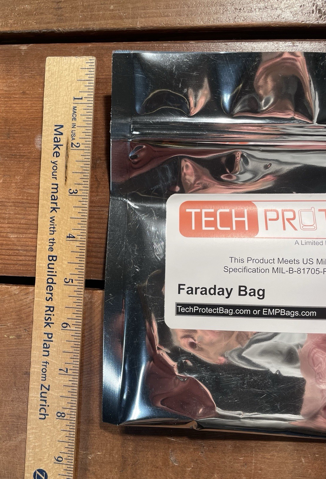 Tech Protect EMP/Faraday Bag 8″x8″; New Out Of Box