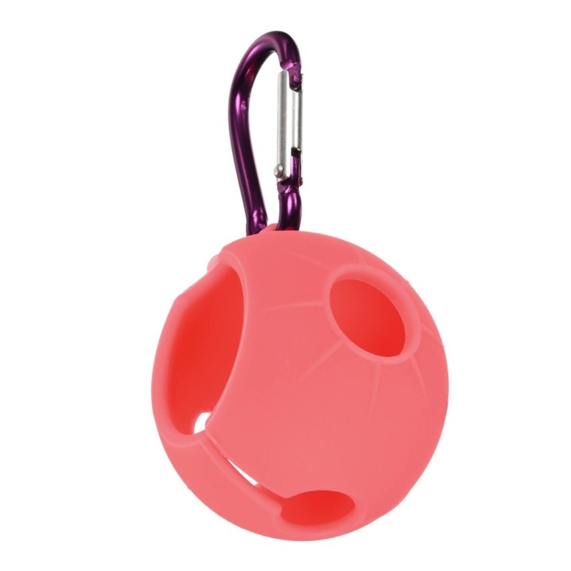 Golf Balls Holder Soft Silicone Clip with Hook, Golf Balls Sleeve Balls Cover