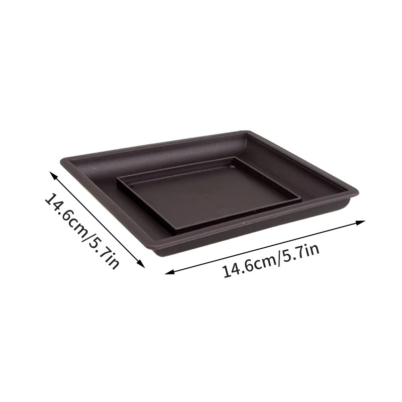 Rectangular Flowerpots Imitation Purple Clay Bonsai Pots Garden Landscape Succul