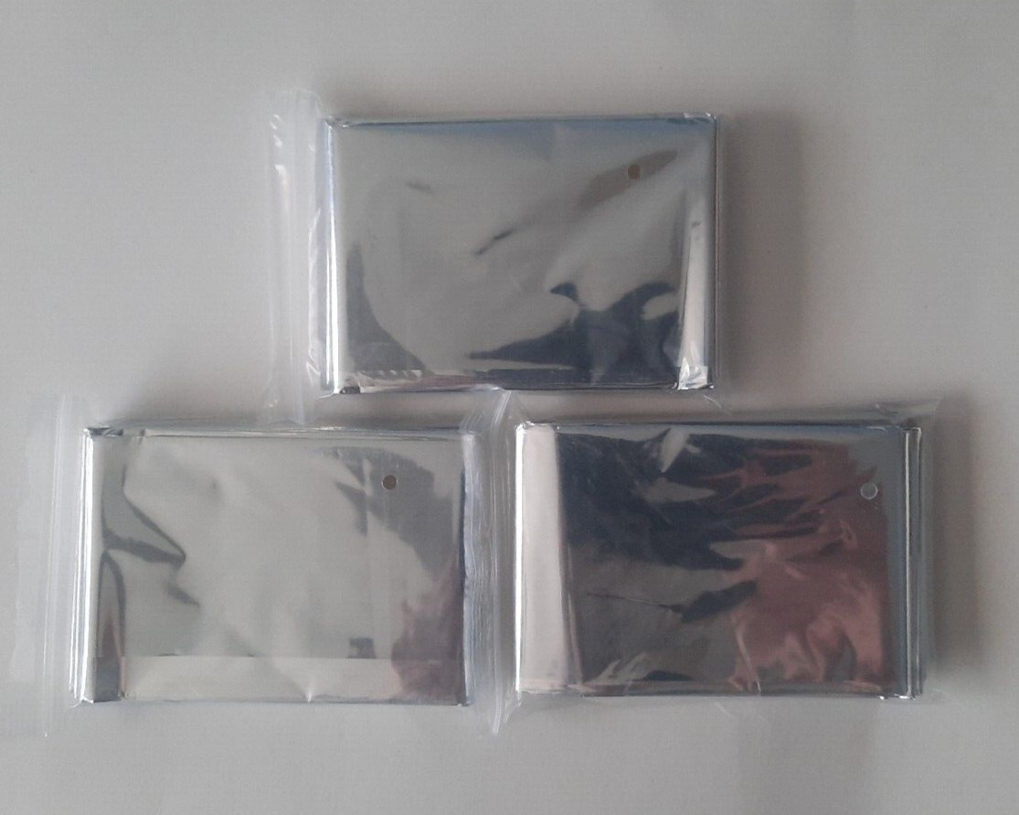 3 Pack Graham medical Thermal Mylar Blankets 84 x 52 New Free Shipping