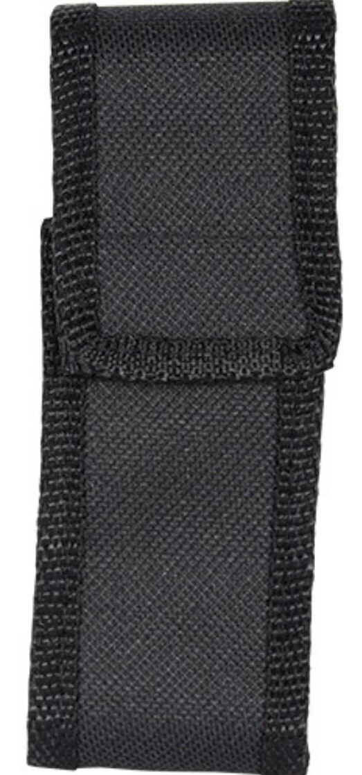 Police SQUEEZE trigger 4.8Mp STUN GUN w/LED Flashlight & Disable Pin Safety Case