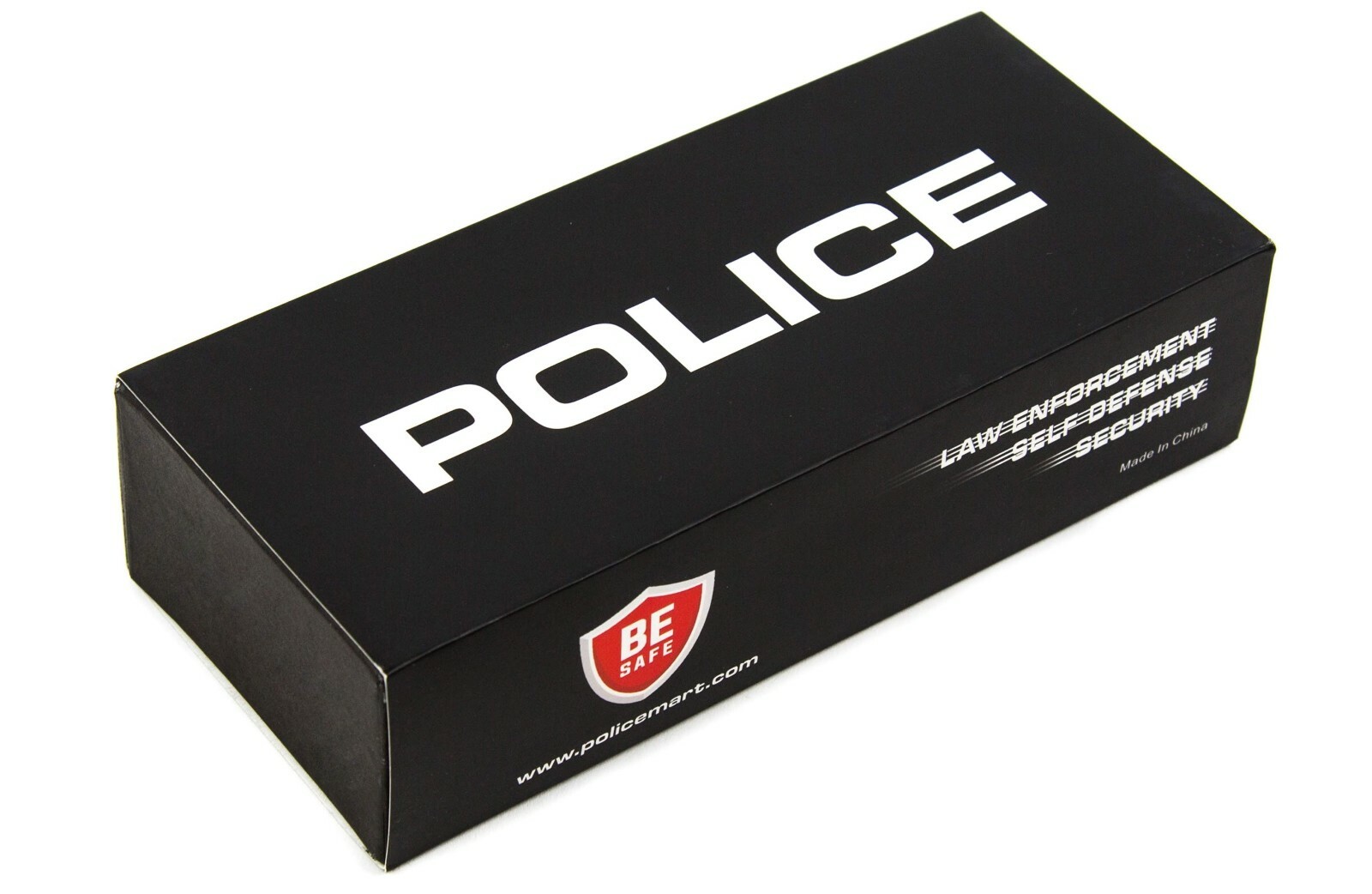 POLICE Stun Gun M12 Metal Self Defense Rechargeable LED Flashlight Purple
