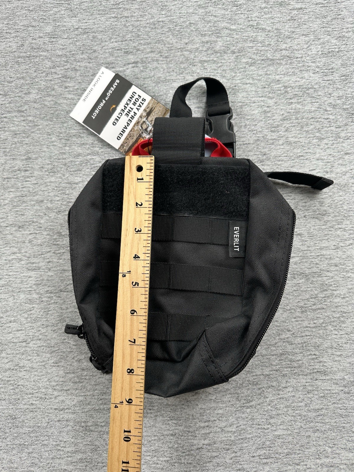Everlit Survival Trauma Kit BAG ONLY Black Portable Travel Camping Hiking NEW