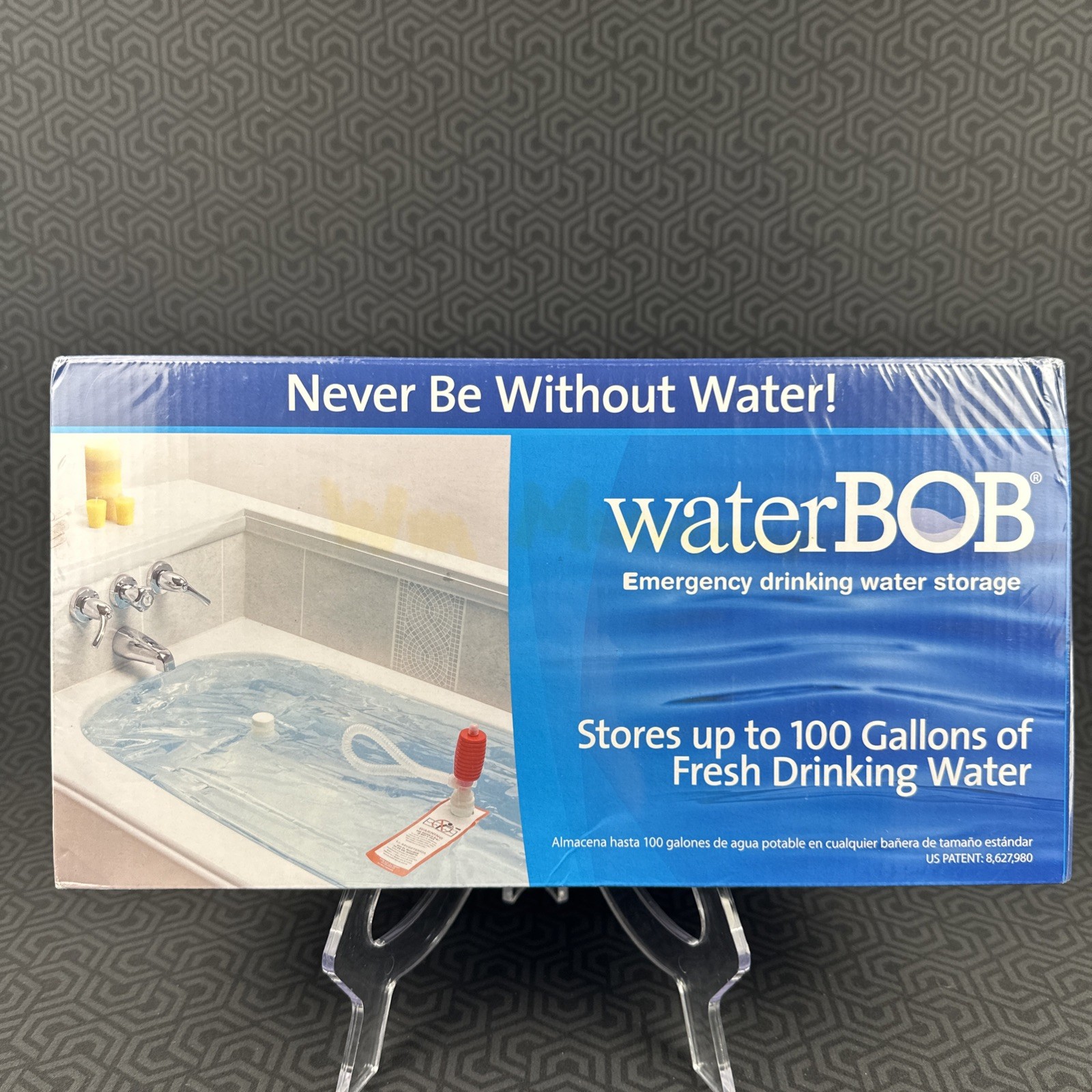 WaterBOB Bathtub Emergency Drinking Water Storage Container 100 gallons Sealed
