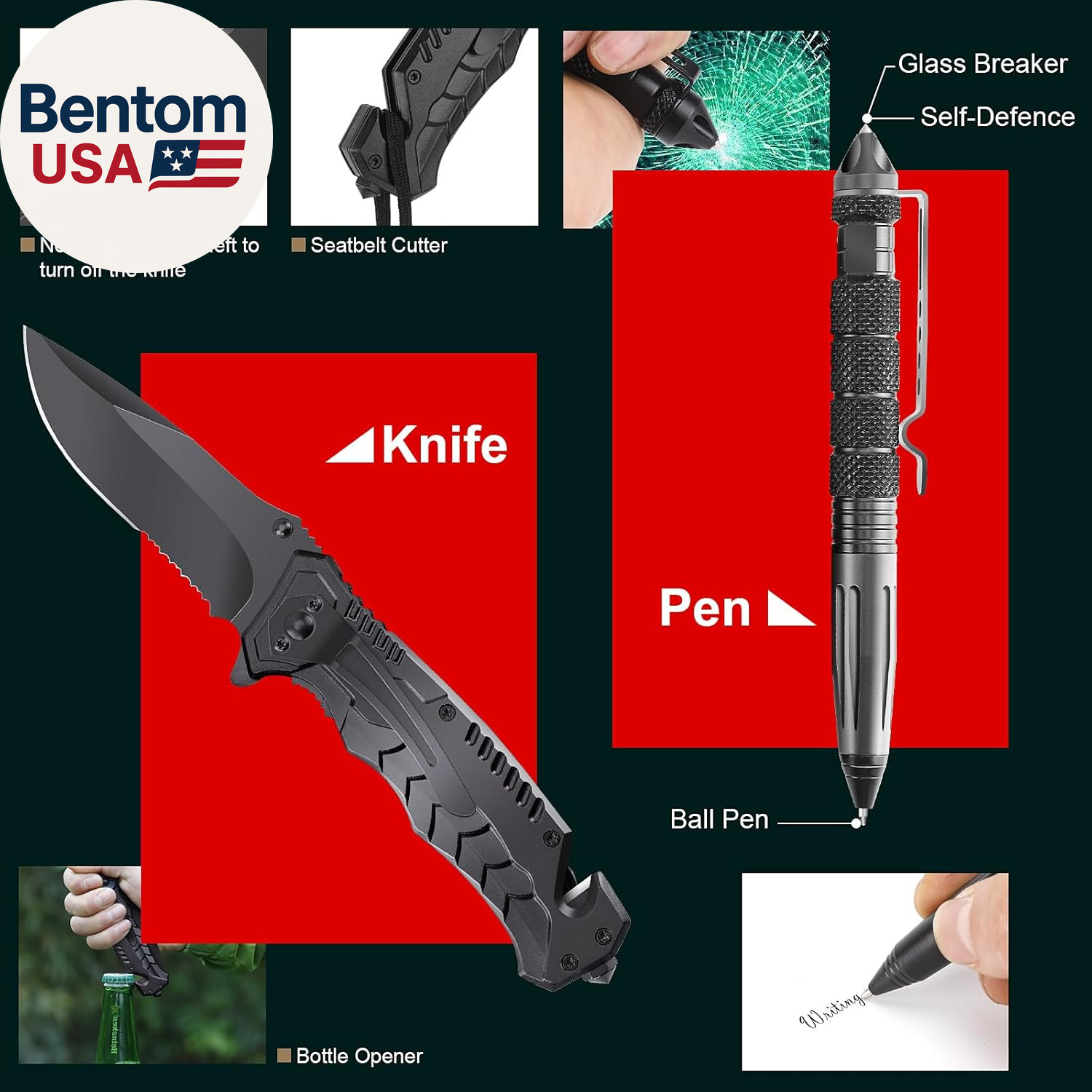 Survival Kits, Survival Gear and Equipment 116-In-1, Emergency Kit with First Ai
