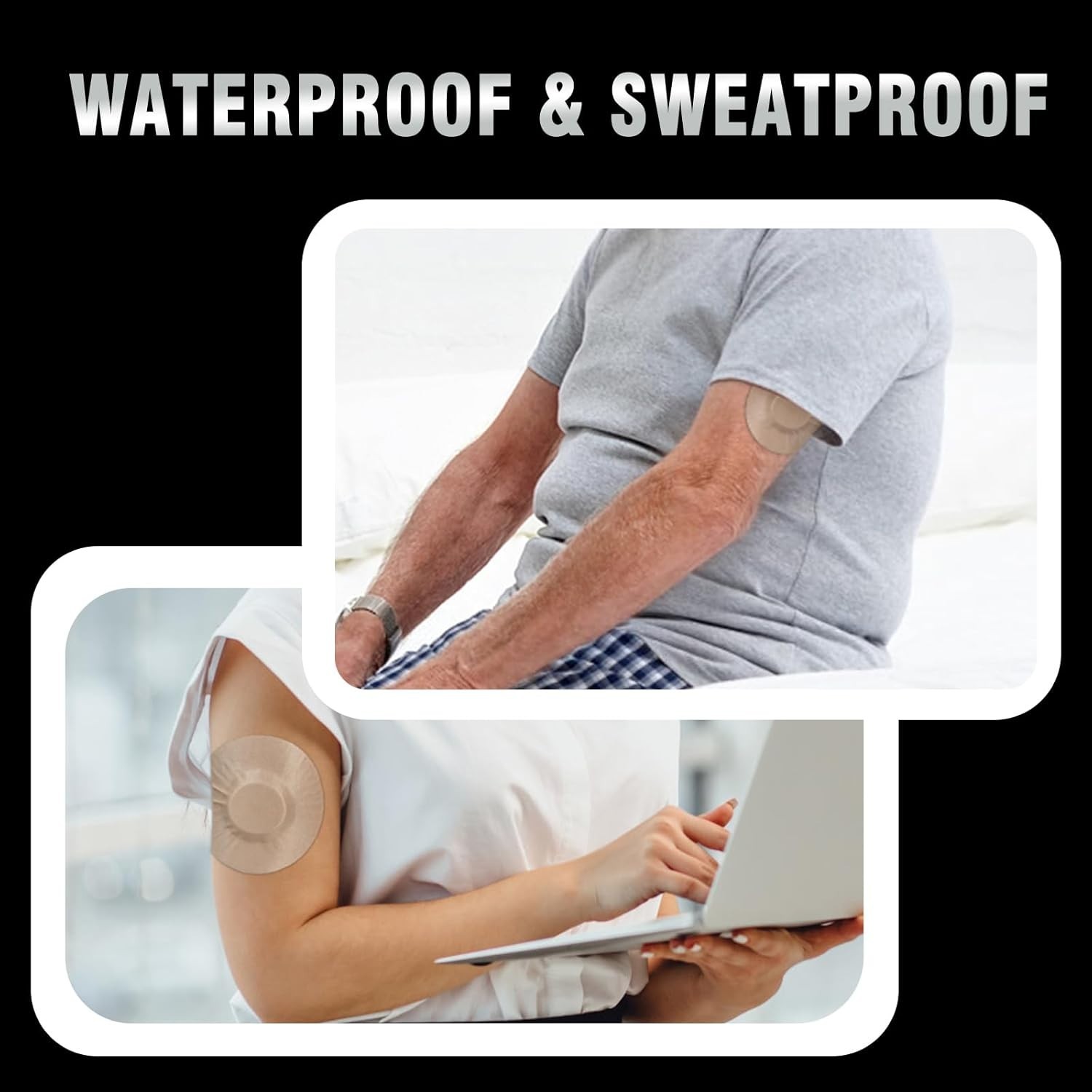 Hypoallergenic Freestyle Libre Adhesive Patches – 20PCS Waterproof & Comfortable