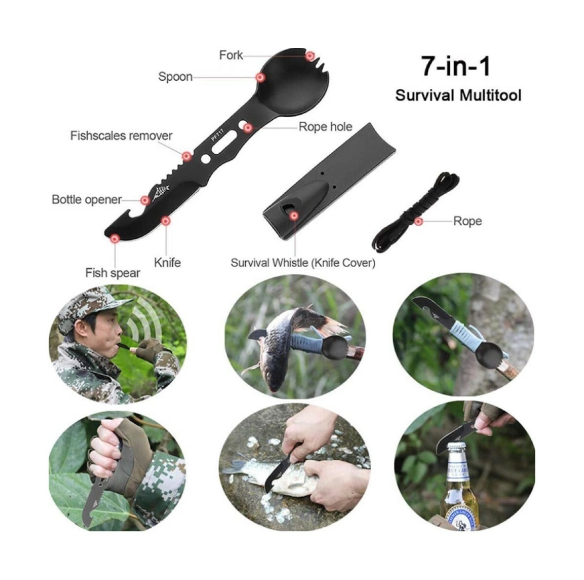 Semper Paratus Gear Gifts for Men 18 In 1 Camping Survival Kit – He will LOVE it