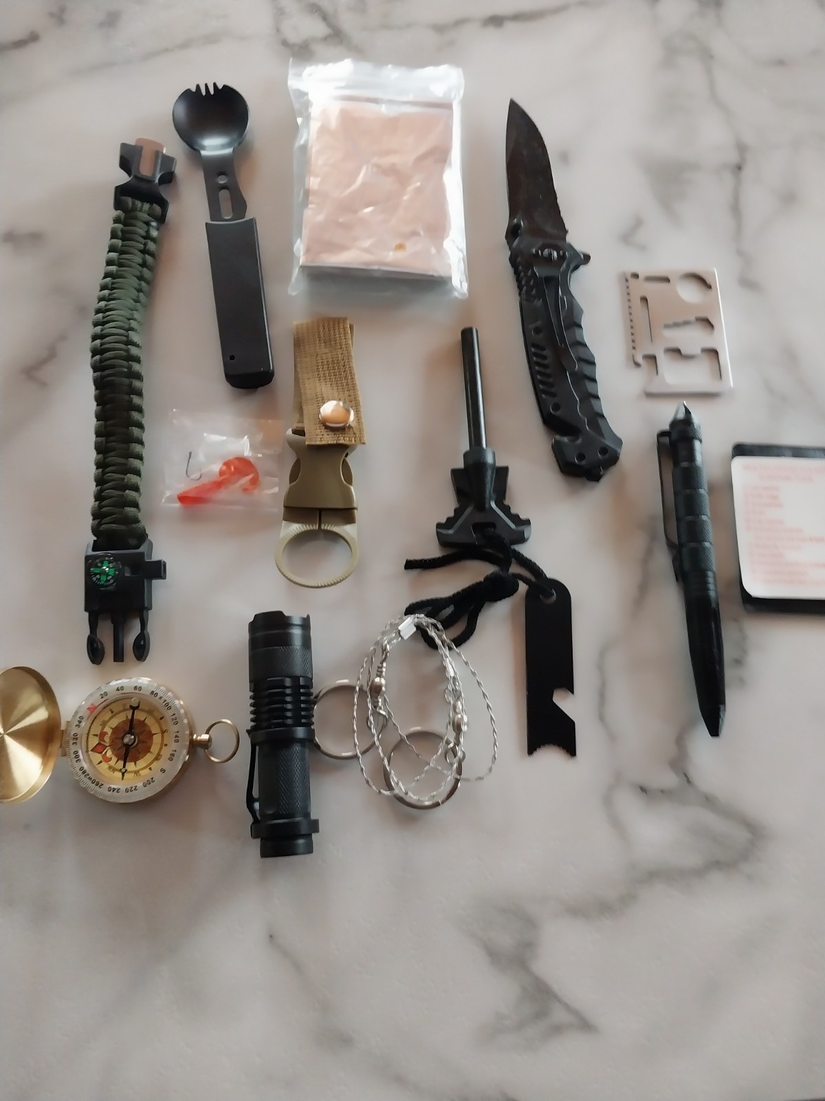 Survival Kit Emergency Gear Camping Hunting Hiking EDC Emergency Bush Craft