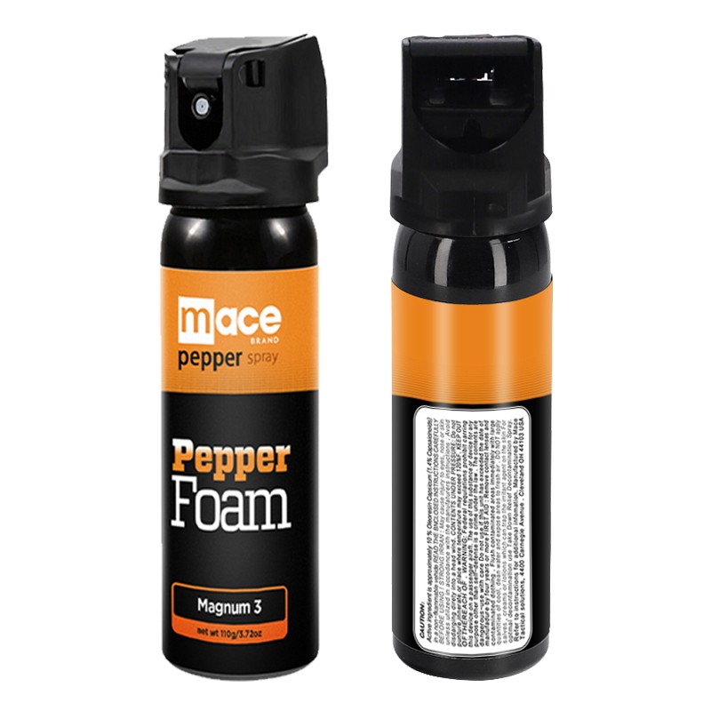 4 Pack Mace Magnum 3 Pepper Spray 110 ml MACE Foam 3.7oz
