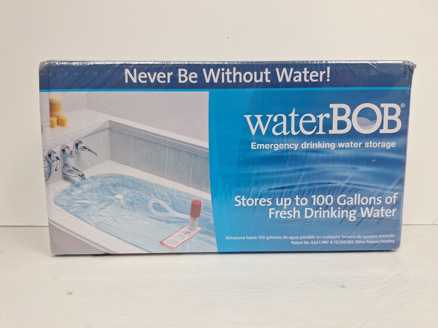 New WaterBOB Emergency 100-Gallon Drinking Water Storage Survival Kit Sealed
