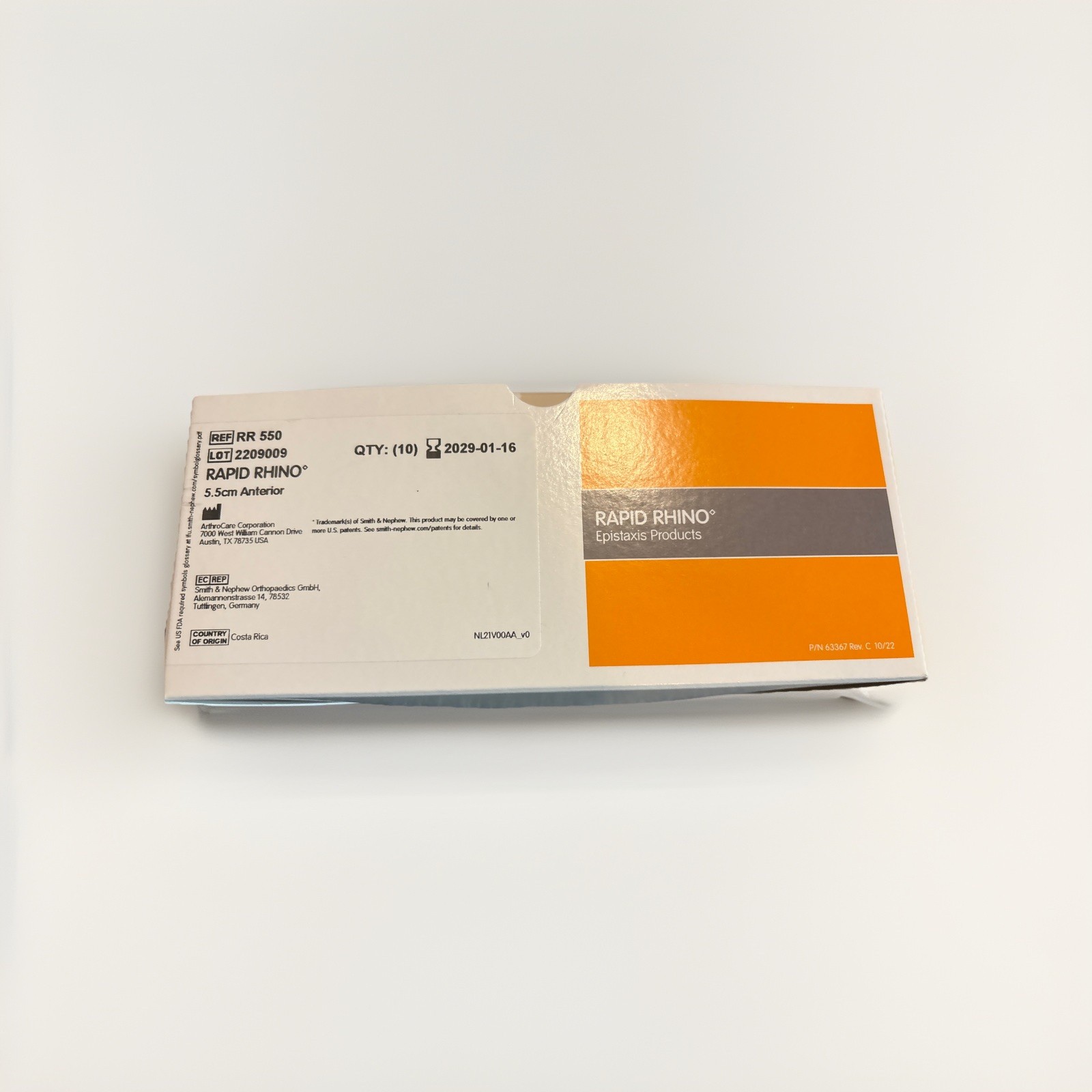 10ct Box Rapid Rhino RR550 Anterior 5.5cm Individually Packaged Exp1/2029!Sealed