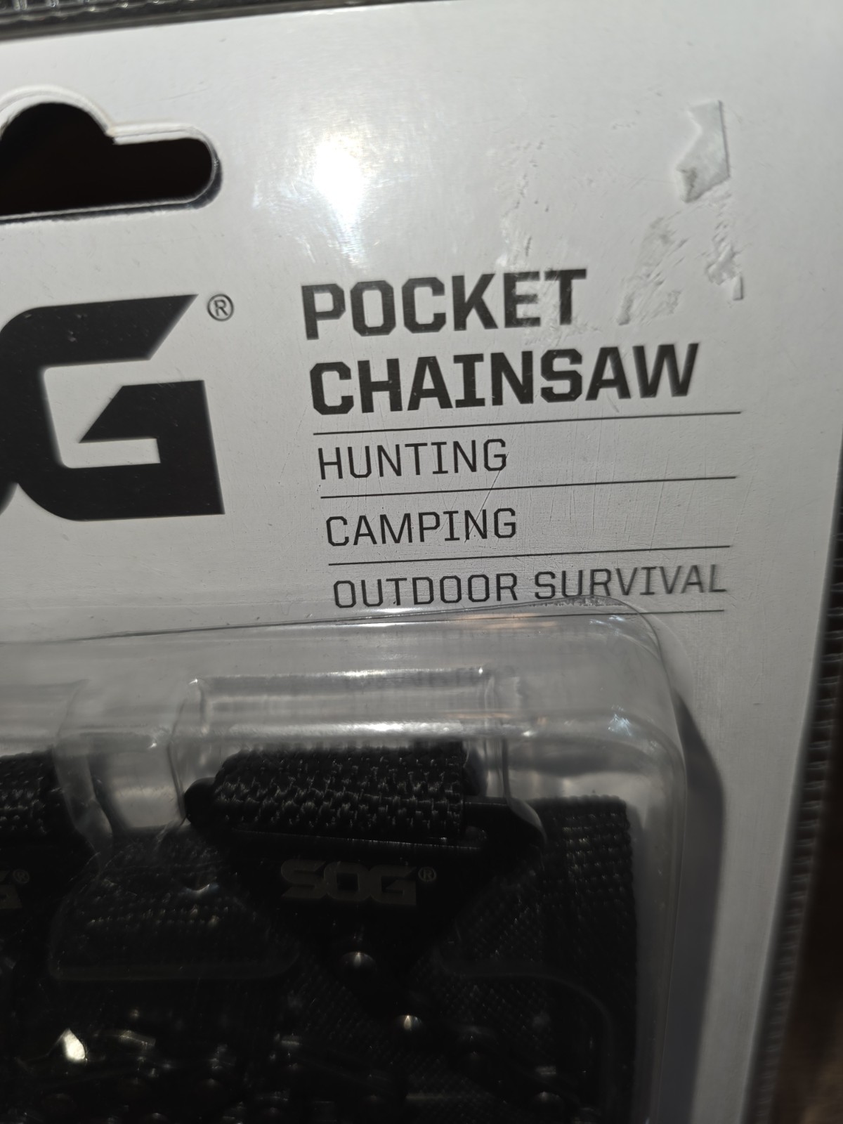 Sog Pocket Chainsaw Hunting Camping Outdoor Survival New Sealed In Package 36″