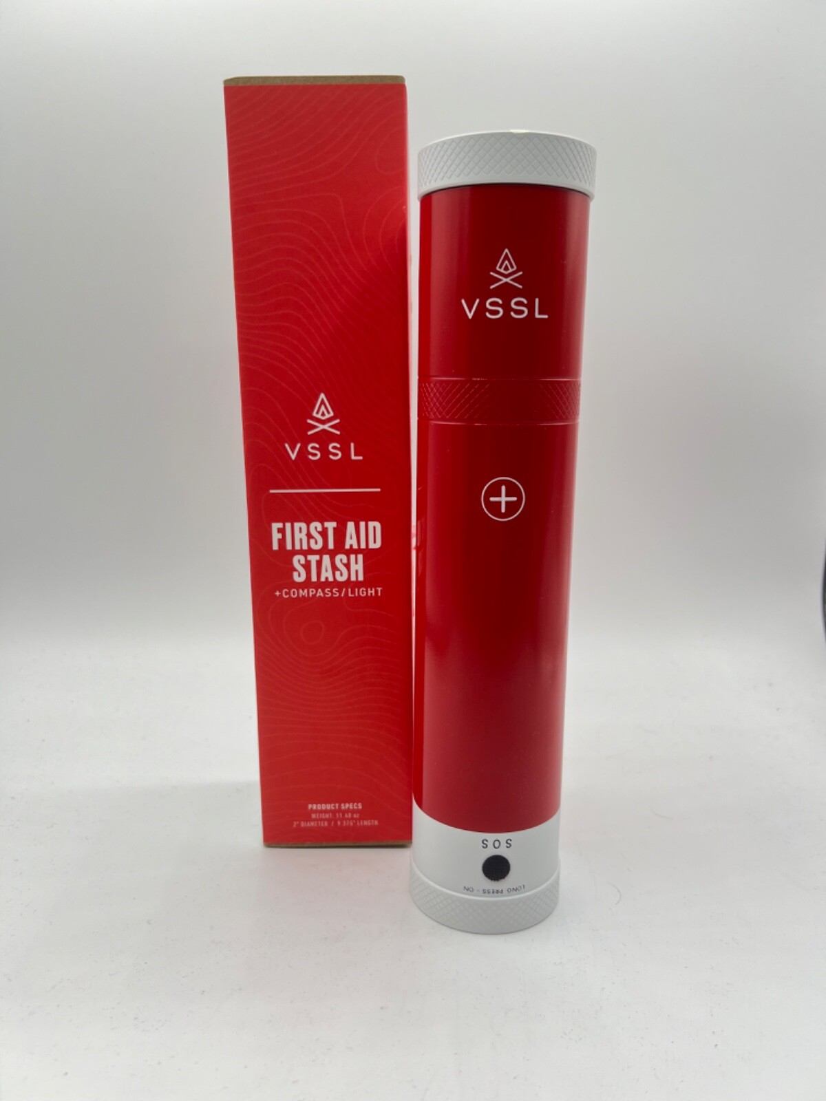 VSSL First Aid Stash w/ Light and Compass – DIY First Aid Kit