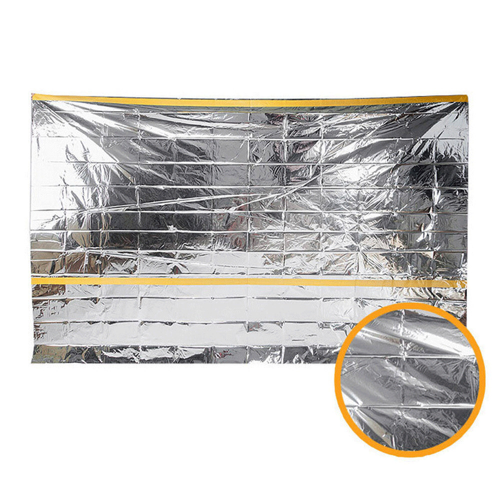 Emergency TENT Blanket Survival Mylar Thermal Safety Insulating Heat Camping New