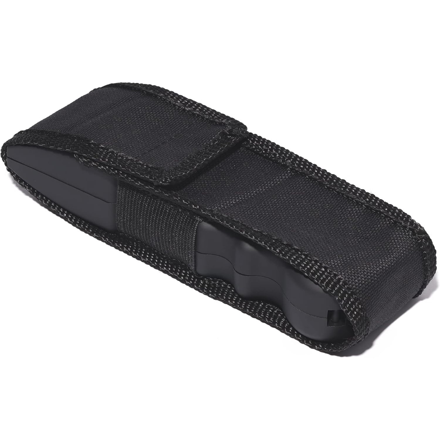 Black Rechargeable Tactical Flashlight Portable Outdoor Emergency Device