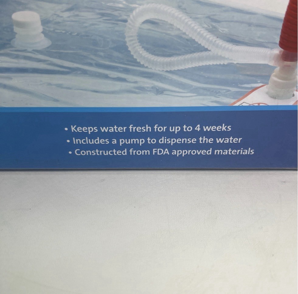 WaterBOB Bathtub Emergency Drinking Water Storage Container 100 gallons Sealed