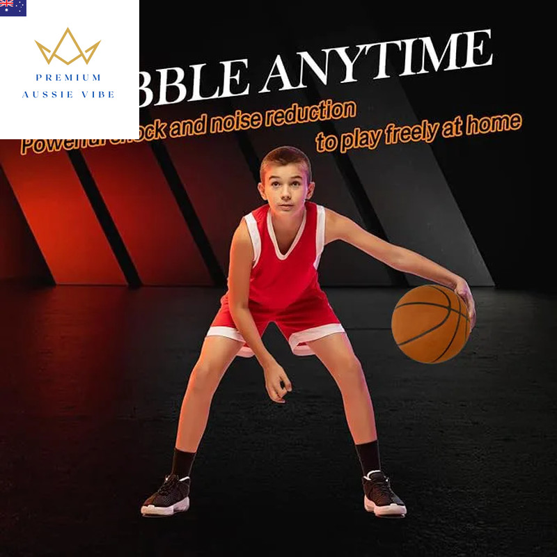 Grooved Silent Basketball 29.5”/27.5”Foam Basketball Indoor Training Silent Ba