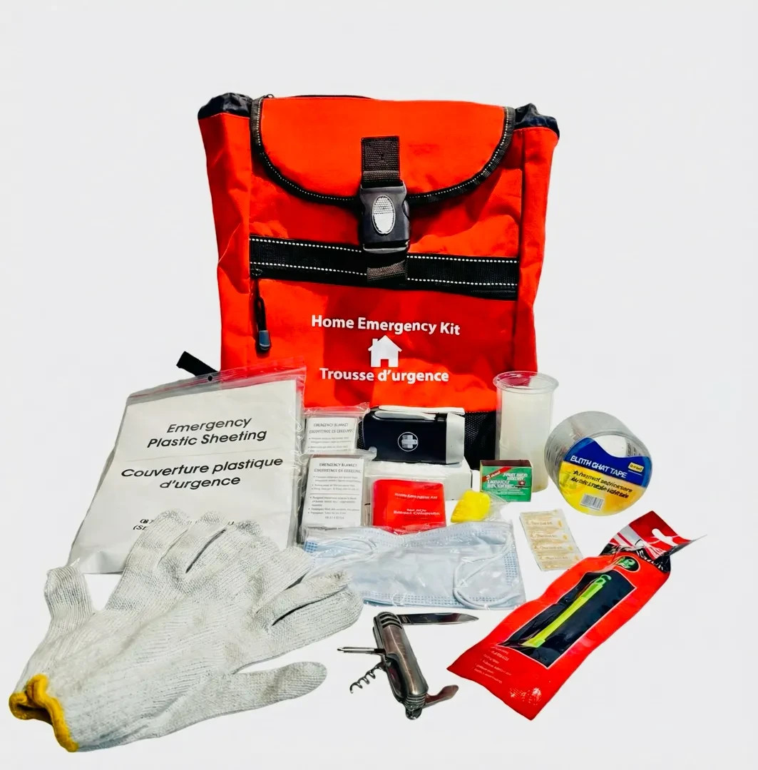 Home Emergency Kit ~ waterproof matches, candle, tape, glow sticks & more