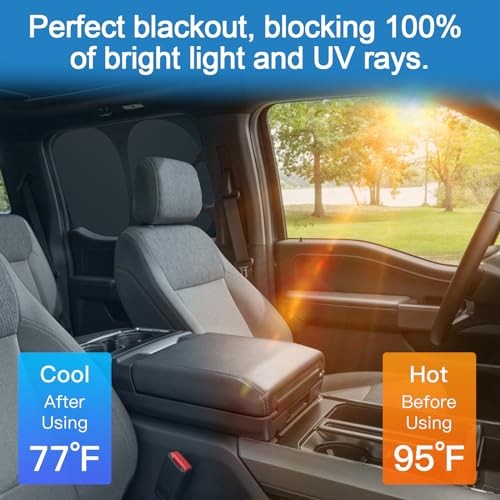 2015-2023 Ford F150 Window Shades Full Car Window Covers Ford F-150 2015-2023