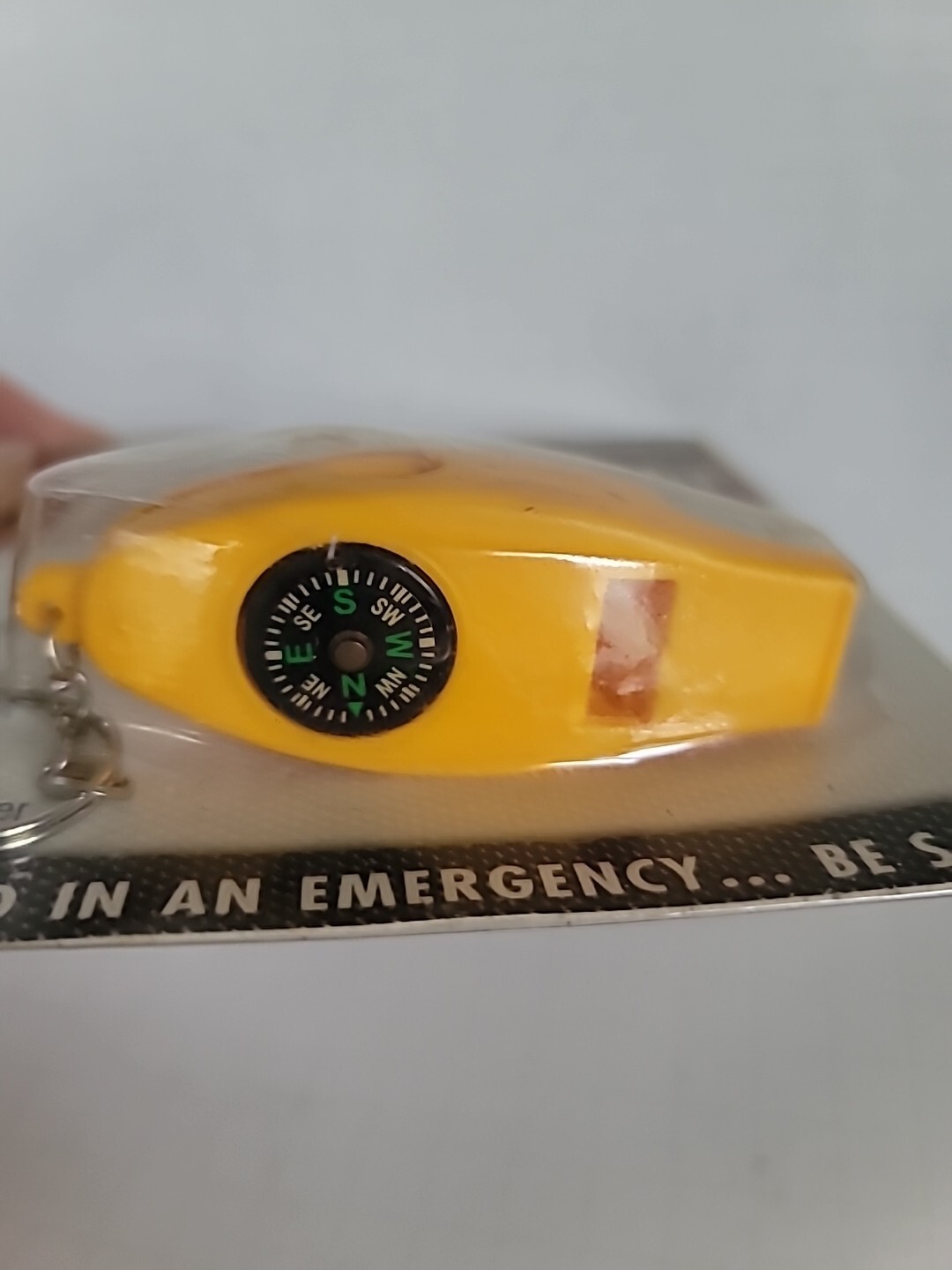 Ready Freddy 4 in 1 Signal Whistle in trouble w/ thermometer,compass,magnifier
