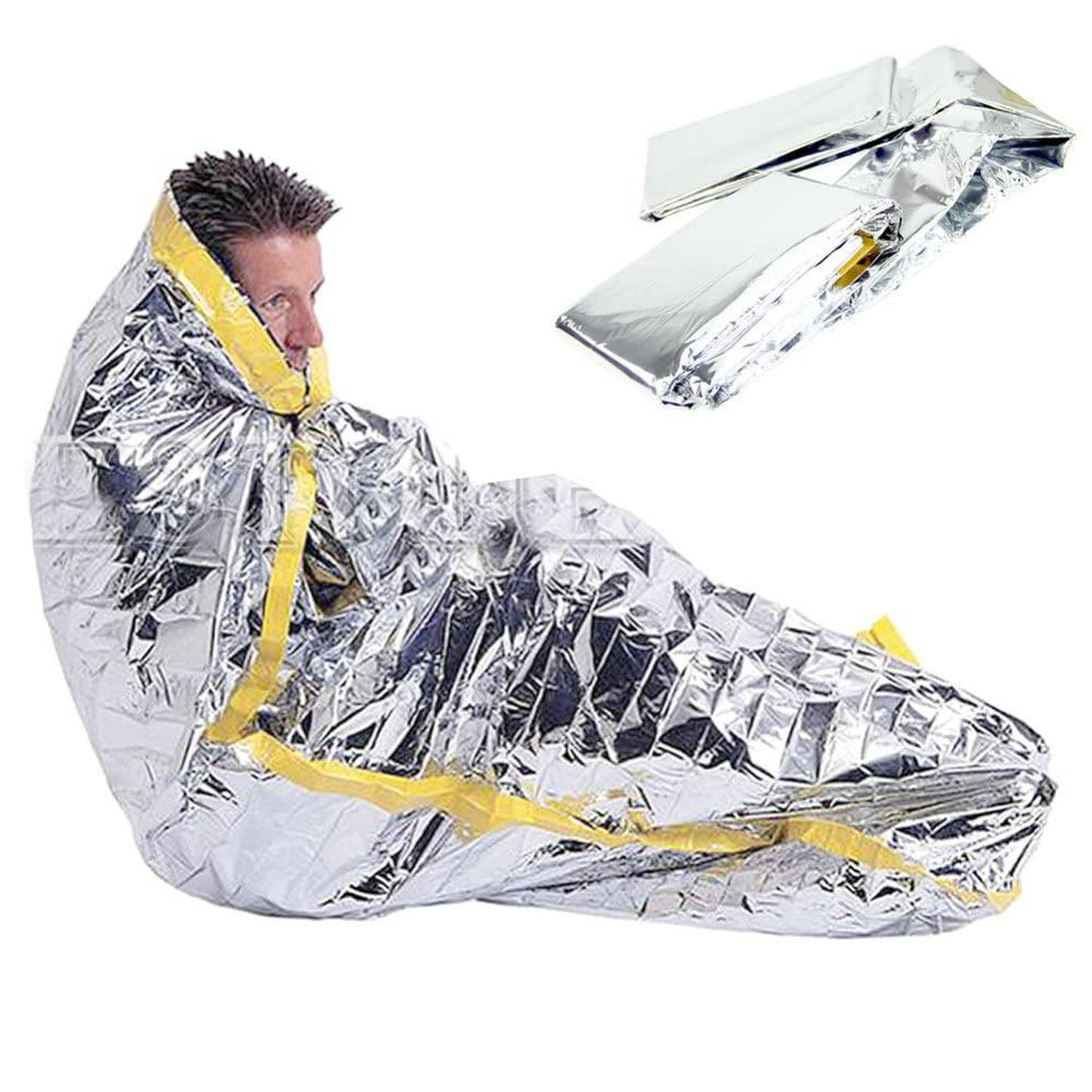 Coghlan’s Emergency Bag Silver, 84 x 36 Inches (213 x 91.5 cm)