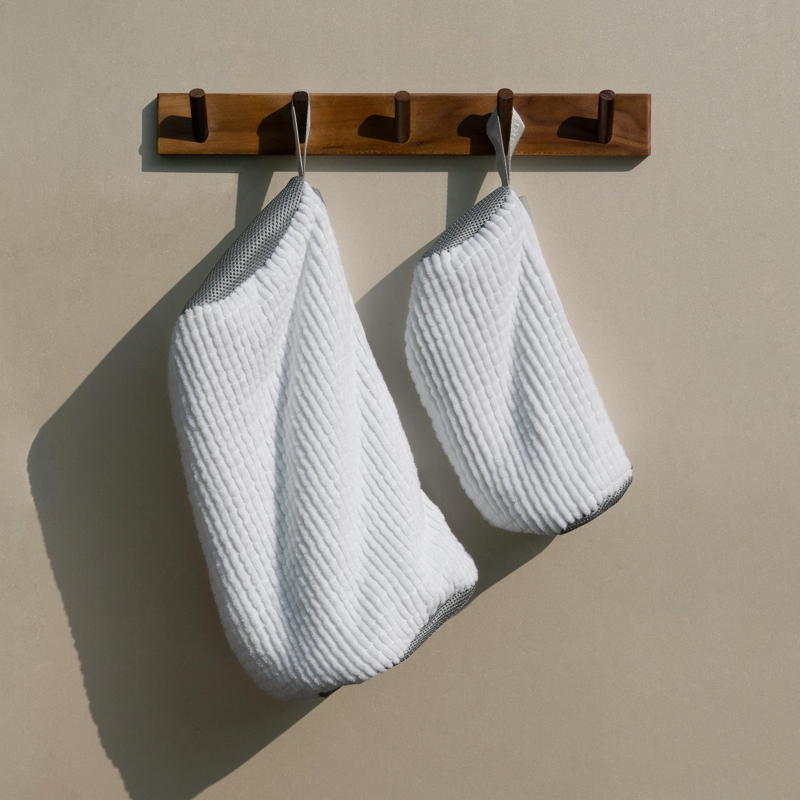Shoe Washing Machine Bag, 2pcs Cabbirx Laundry Bag for Kids, White