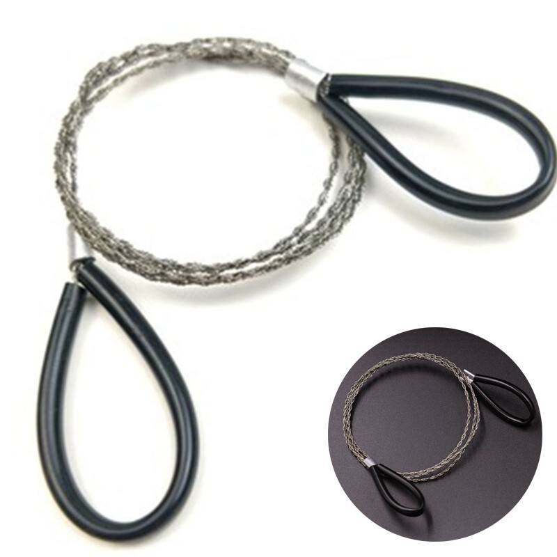 Steel Wire Portable Emergency Steel Rope Survival Gear Chain Saw Practical