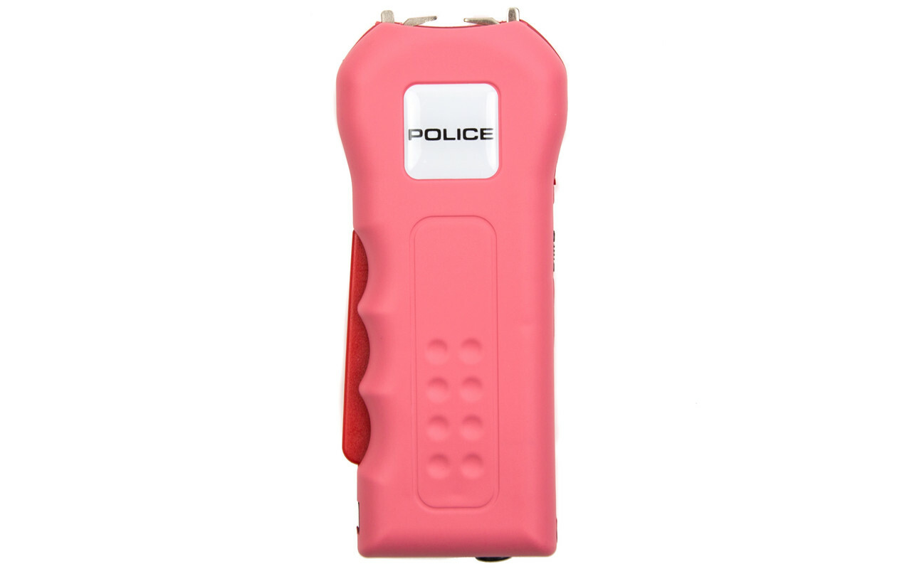POLICE Stun Gun 512 700 BV Rechargeable LED Flashlight Pink