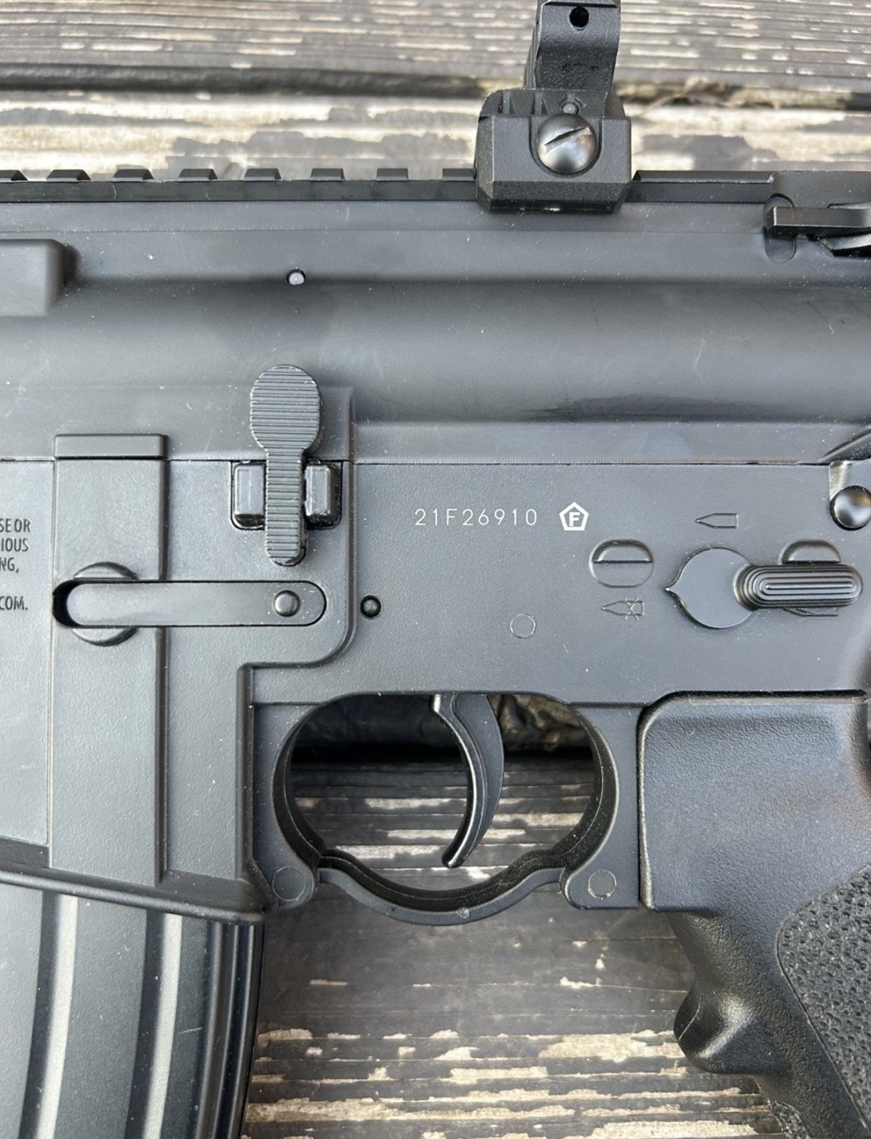 DPMS Panther Arms SBR Full Auto Blowback Action BB Rifle Model DSBR