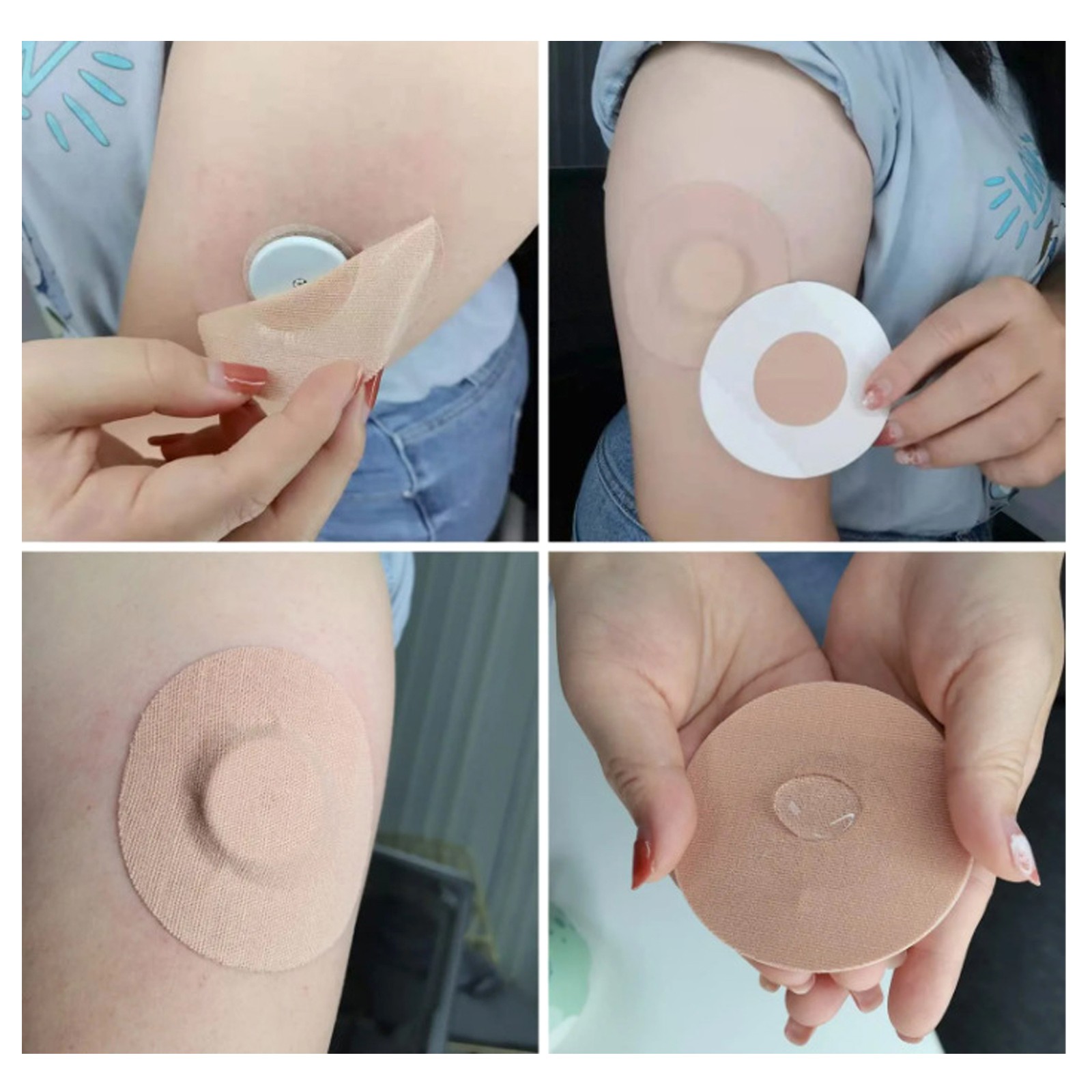 30Pcs Sensor Adhesive Patch Lightweight Prevent Slipping Waterproof Sensor NY