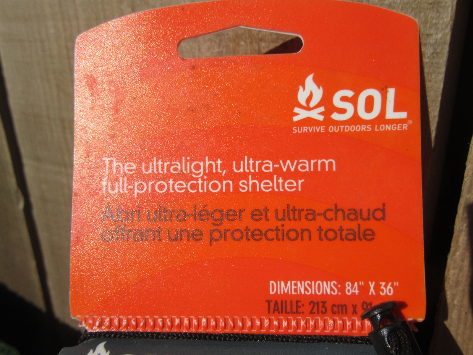 Brand New SOL Survive Outdoors Longer Heatsheets Emergency Brivvy 84″ x 36″
