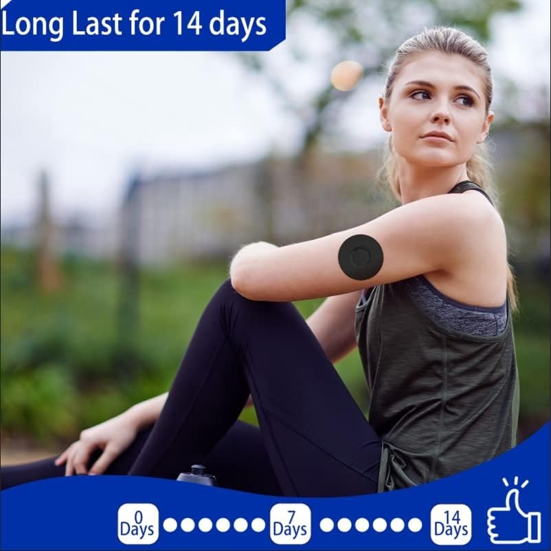 15-Day Waterproof Libre 3 Sensor Covers, Hypoallergenic & Latex-Free – 25 Pack