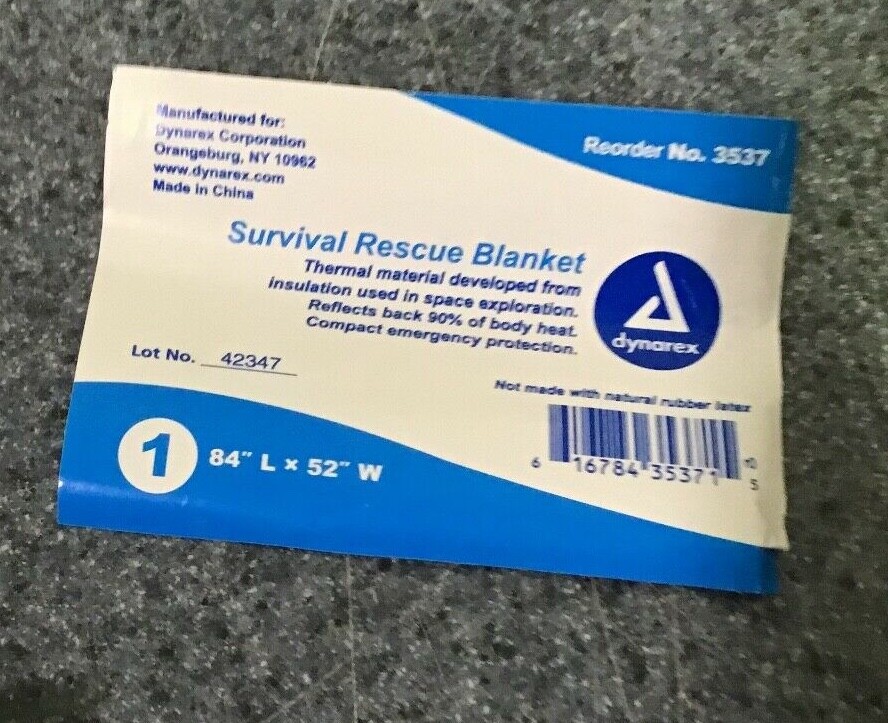 Lot of 7 Emergency Survival Rescue Blankets Doomsday/ Prepper/ Emergency – Mylar