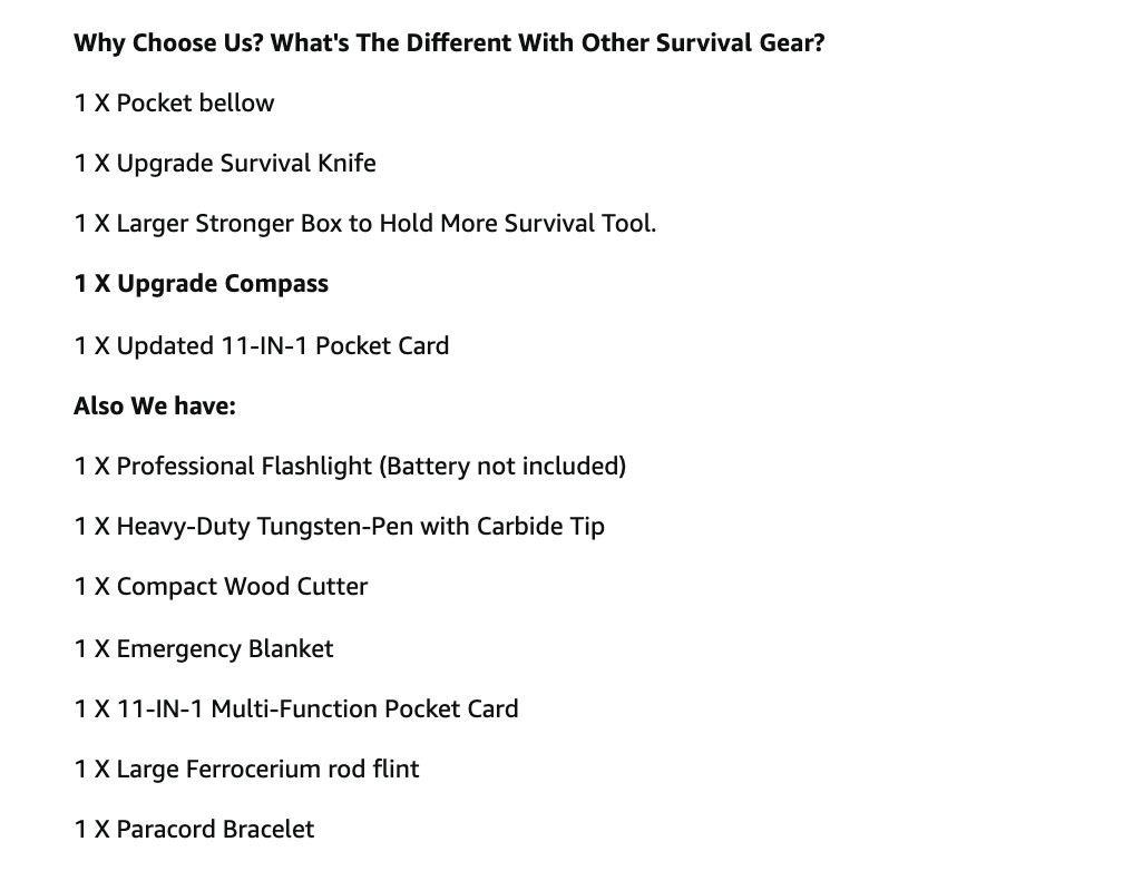 New Outdoor Emergency Survival Gear and Equipment 14 in 1 Tactical Survival Tool