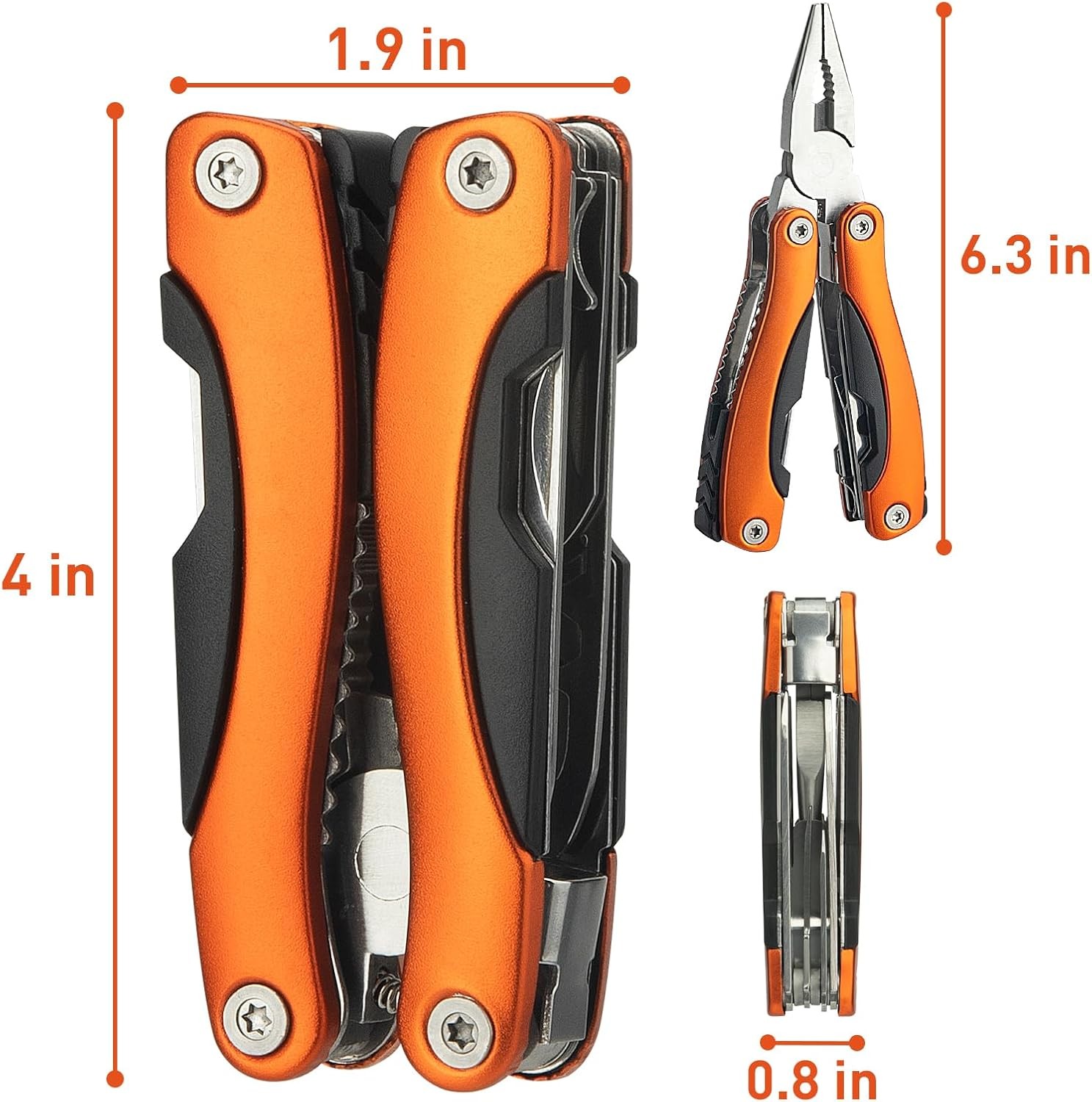 Needle Nose Multitool Pliers Pocket Knife Camping Hunting Hiking EDC