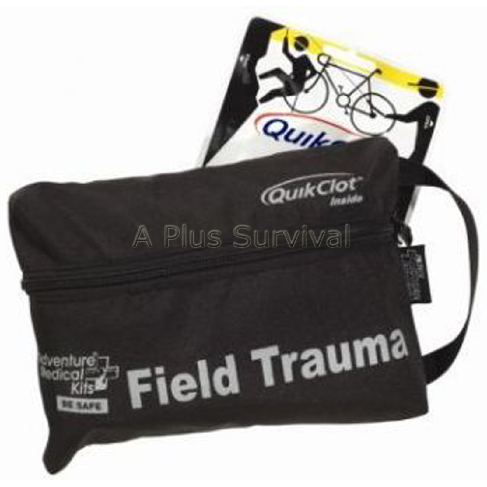 Quik Clot Pro Field Trauma Tactical Pack Blood Stopper First Aid Survival Kit