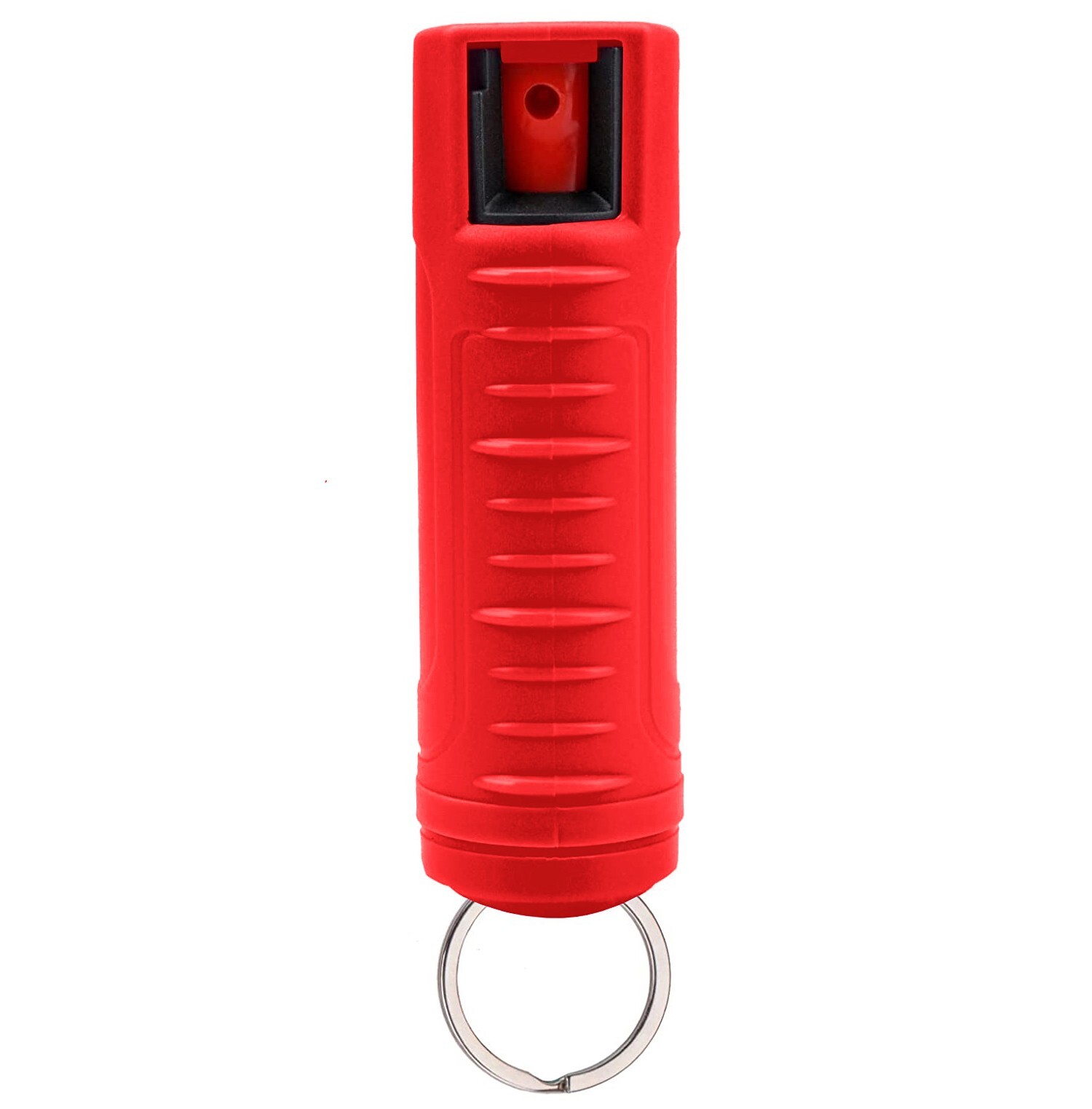 BURN Pepper Spray 1/2oz Keychain Self Defense Safety Lock Molded Red 3 Pack