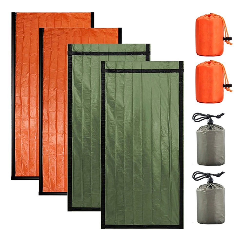 4PCS for multi Purpose Survival Sleeping Bags Ideal for Outdoor Activities