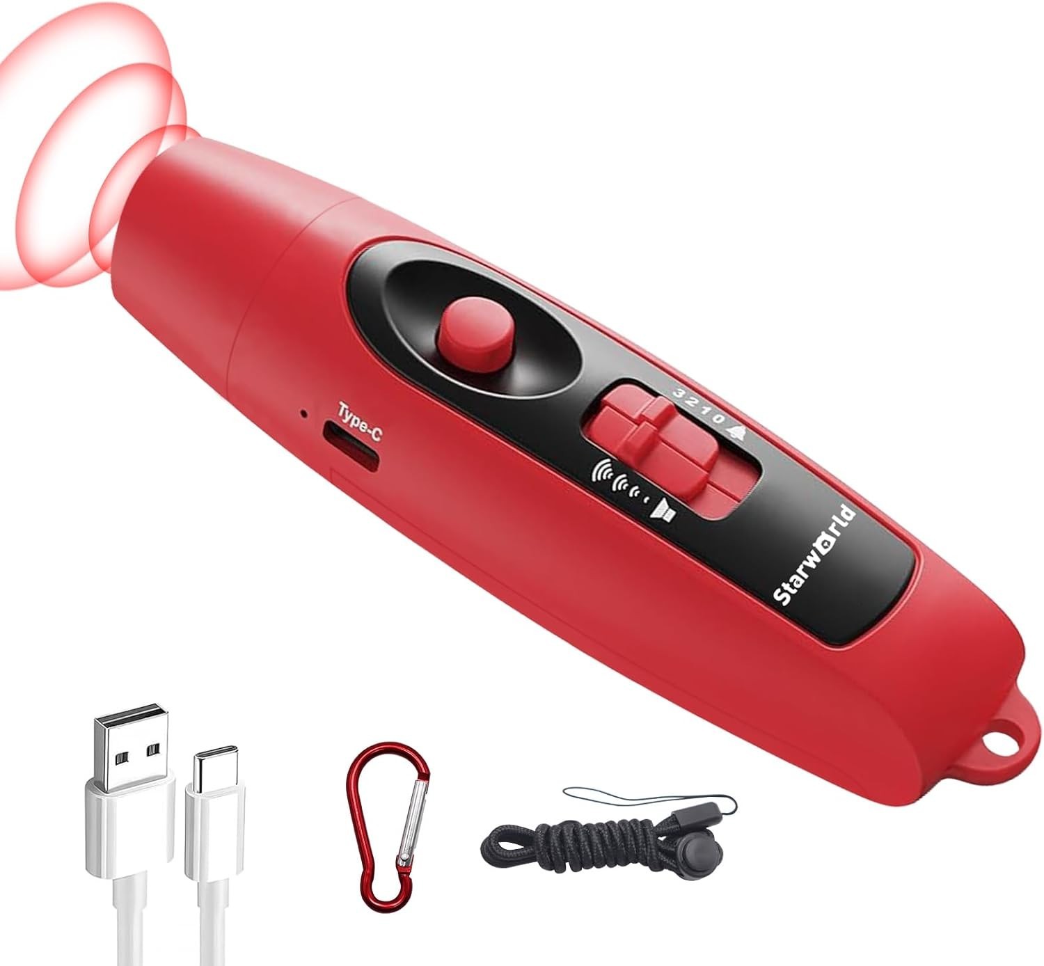 Rechargeable Bear Horn – 120Db Electronic Air Horn for Bears with 4 Volume Level
