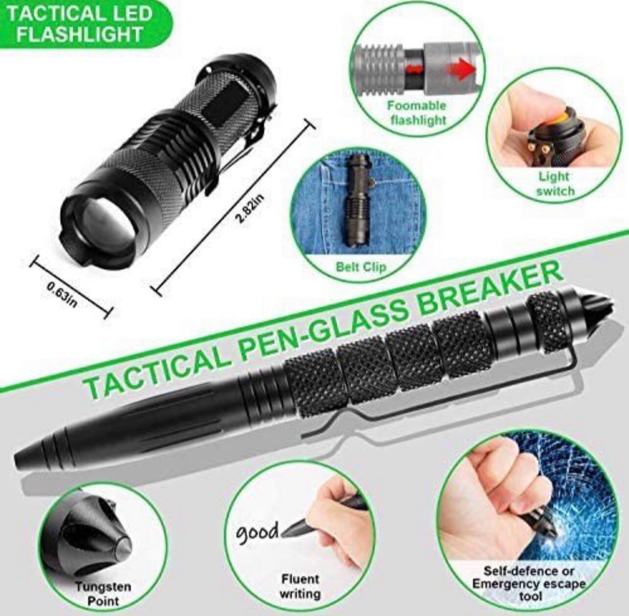 18 In 1 Outdoor Survival Emergency Tactical kit