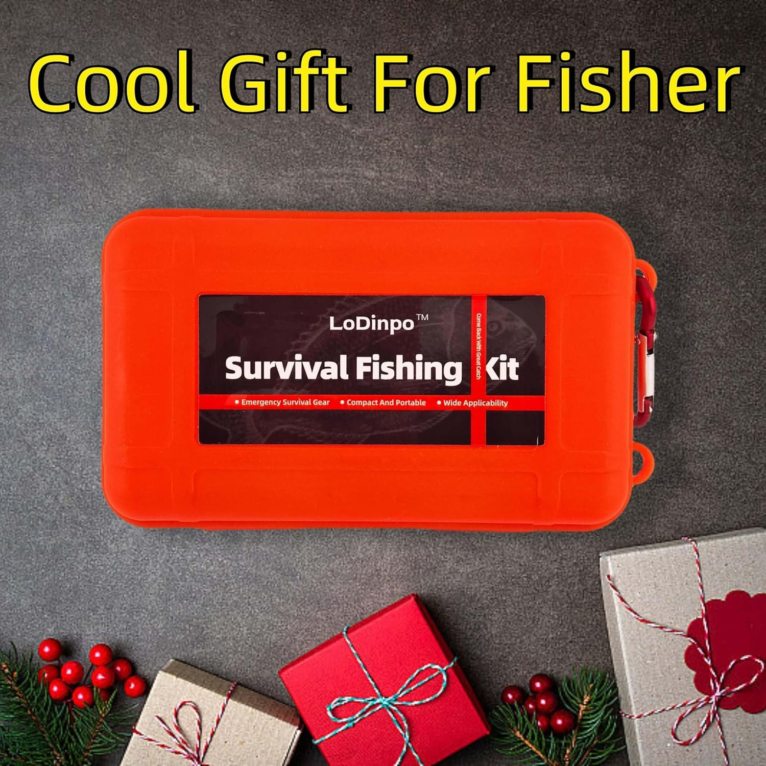 Mini Survival Fishing Kit Small Emergency Fishing Tacklebox Pocket Outdoor Fishi