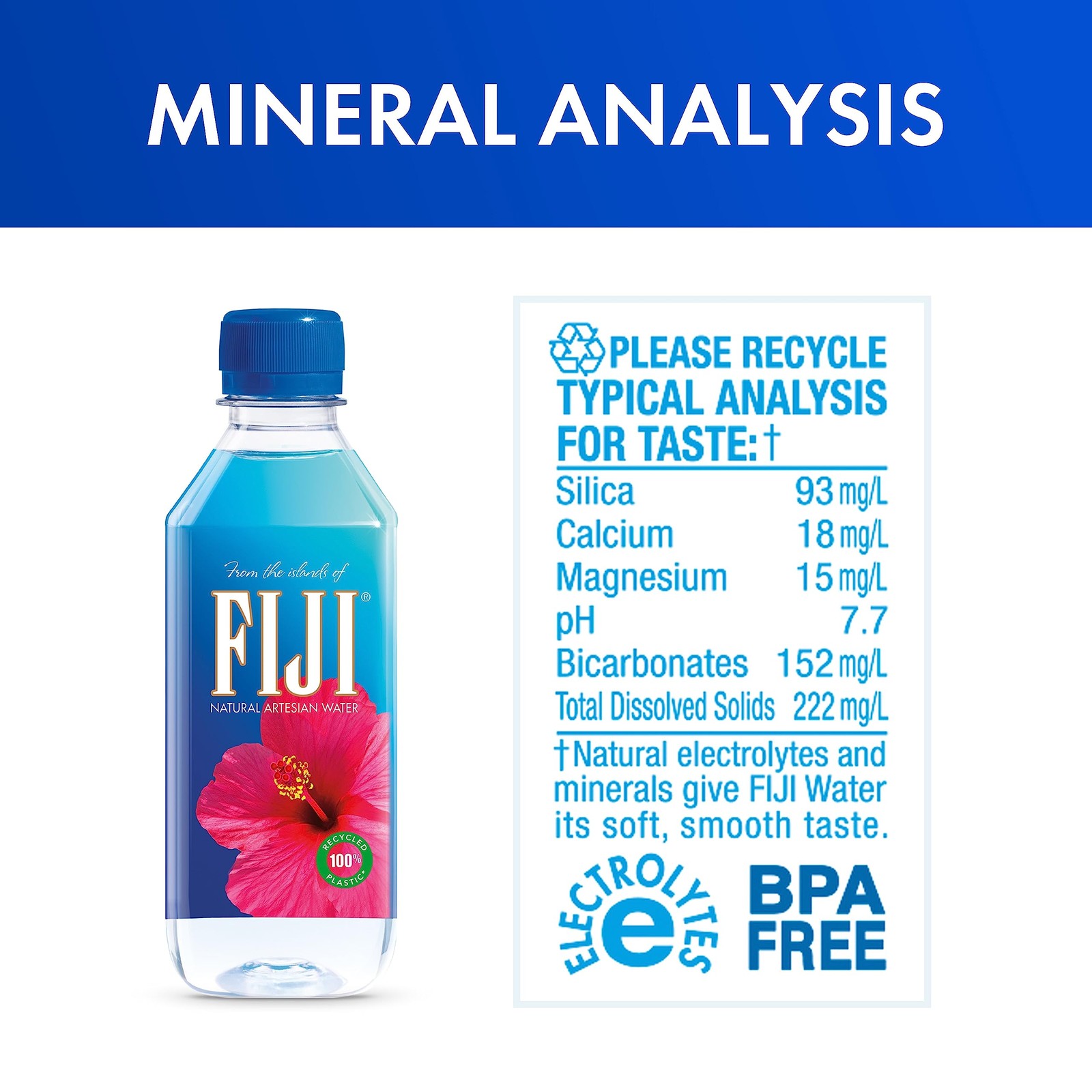 FIJI Natural Artesian Bottled Water 330mL / 11.15 Fl Ounce (Pack of 24) – 100%