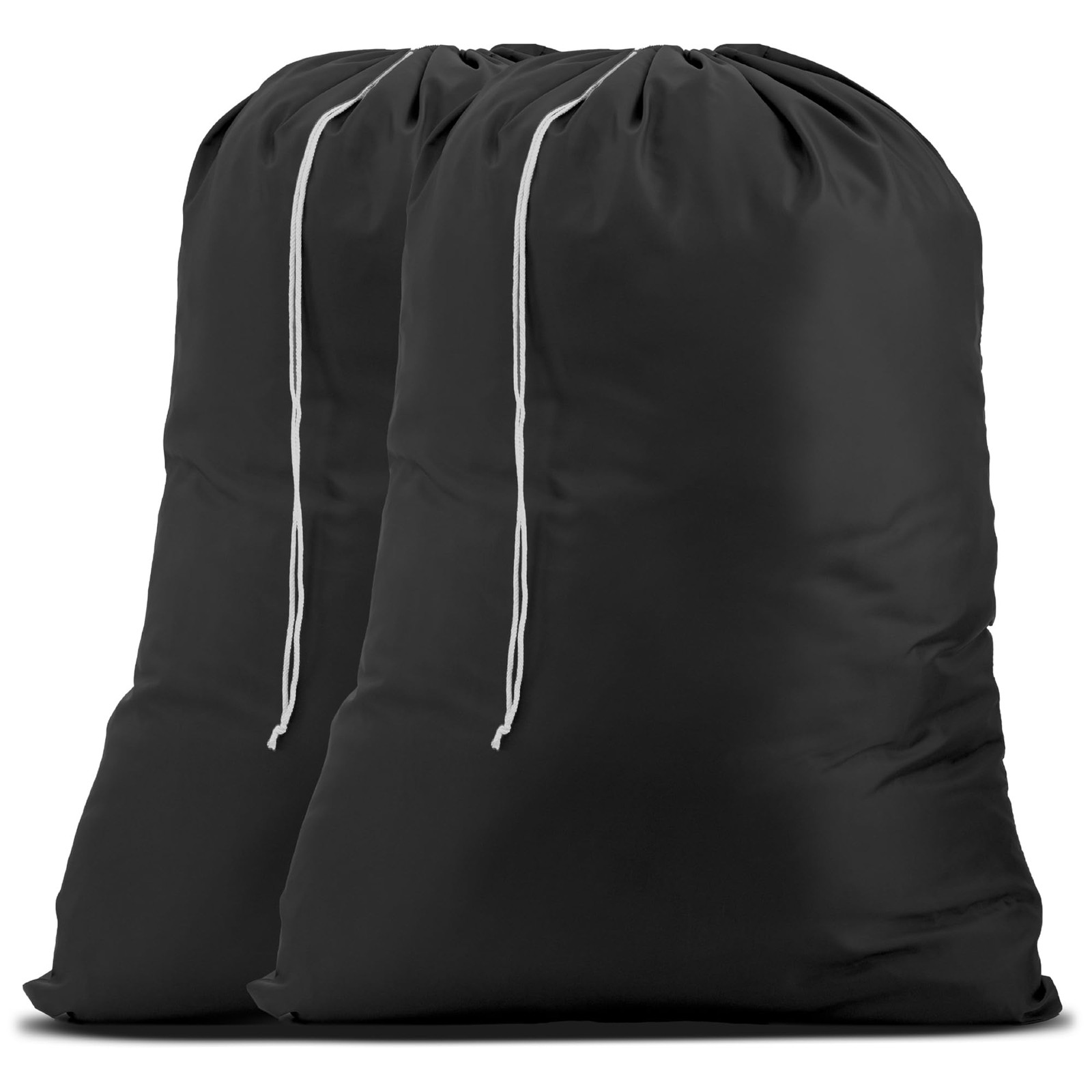 Handy Laundry Nylon XL – Large Capacity with 30″ x 40″ | 2-PACK, Black