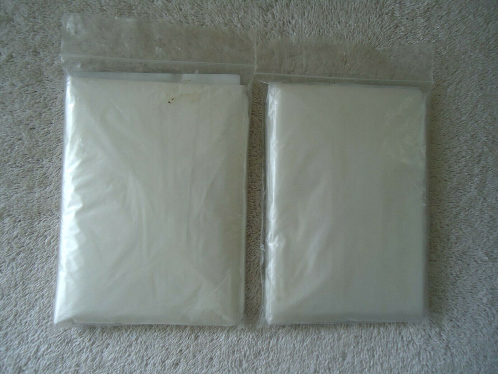 Lot Of 2 ” NIP ” Weather Zone One Size Fits All Clear & Light Weight Ponchos