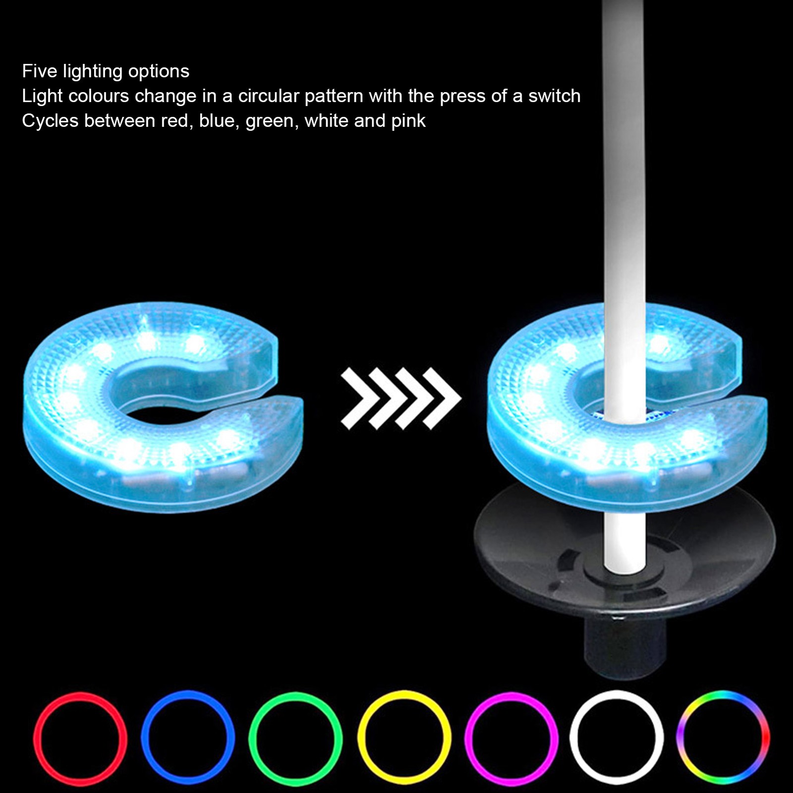 High Brightness LED Golf Hole Light Illuminating Putting Cup For Night Golfers