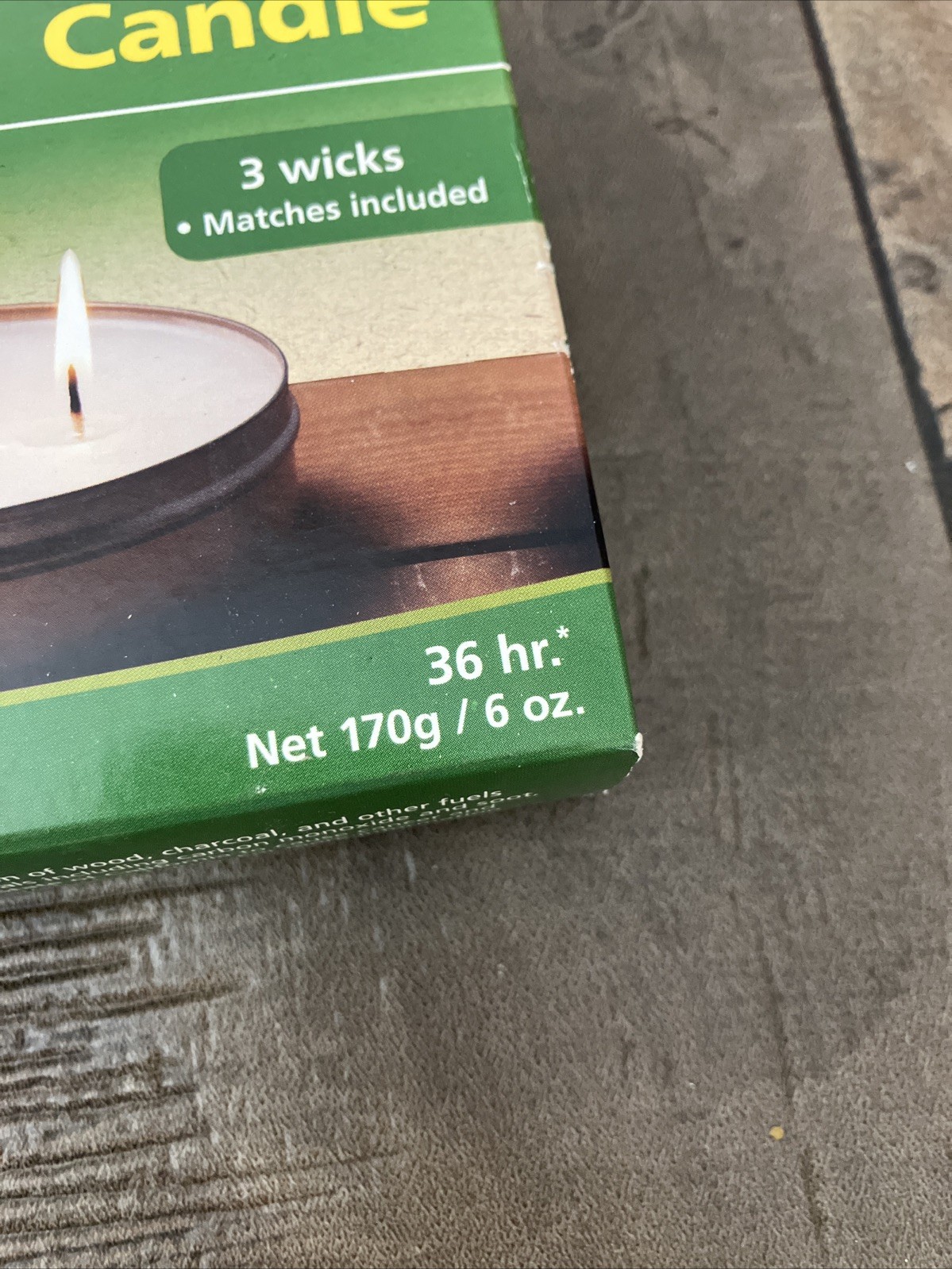 Coghlan’s Survival Candle 36-Hour Burn Time Triple Wick Long-Lasting Light