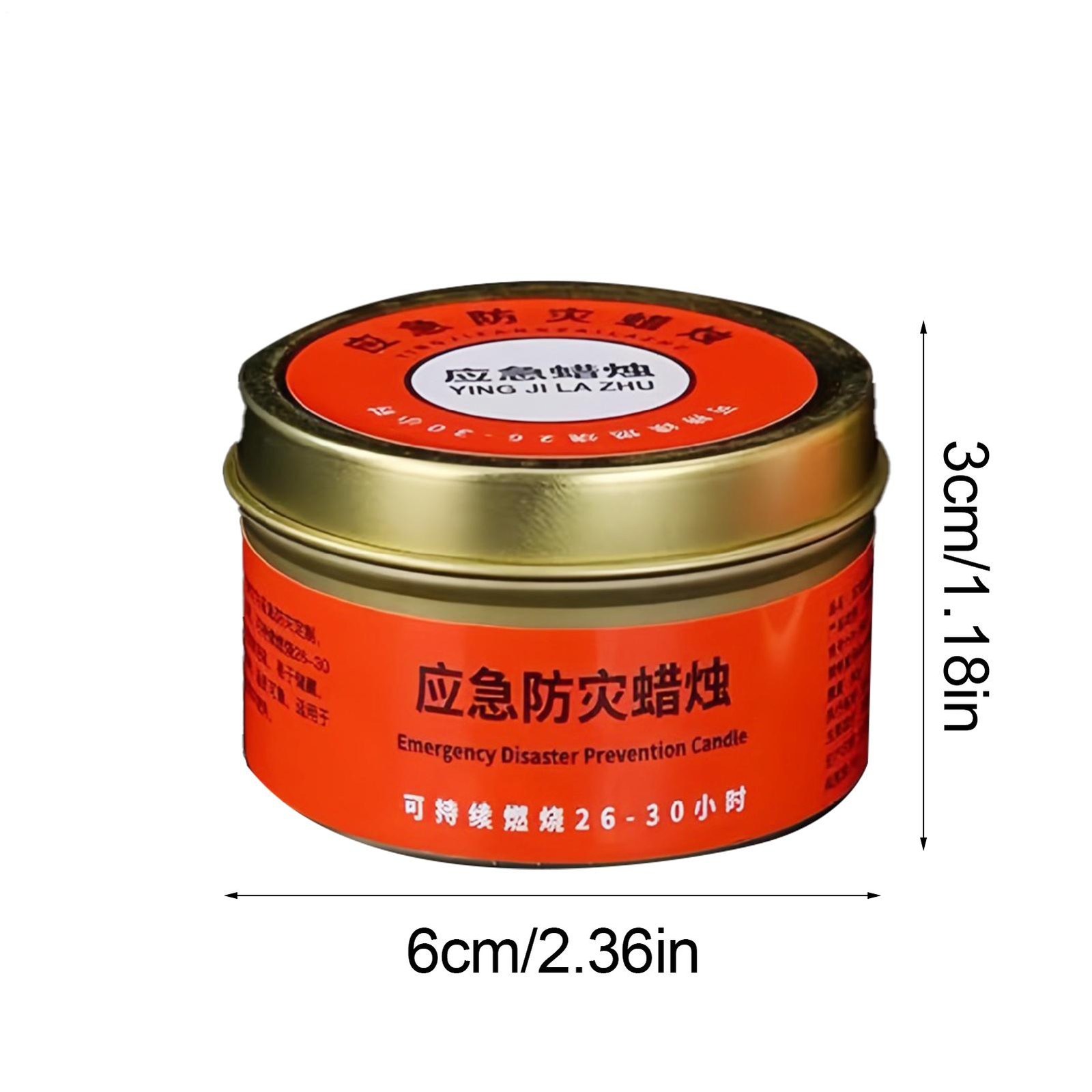 5PCS 20-30 Hour Emergency Candle Light Stove Emergency Disaster Survival Camping