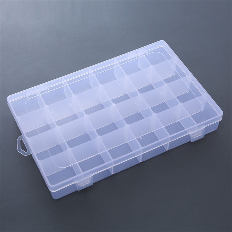 Lure Hook Organizers Case Waterproofs Plastic Fishing Tackle Box with Dividers