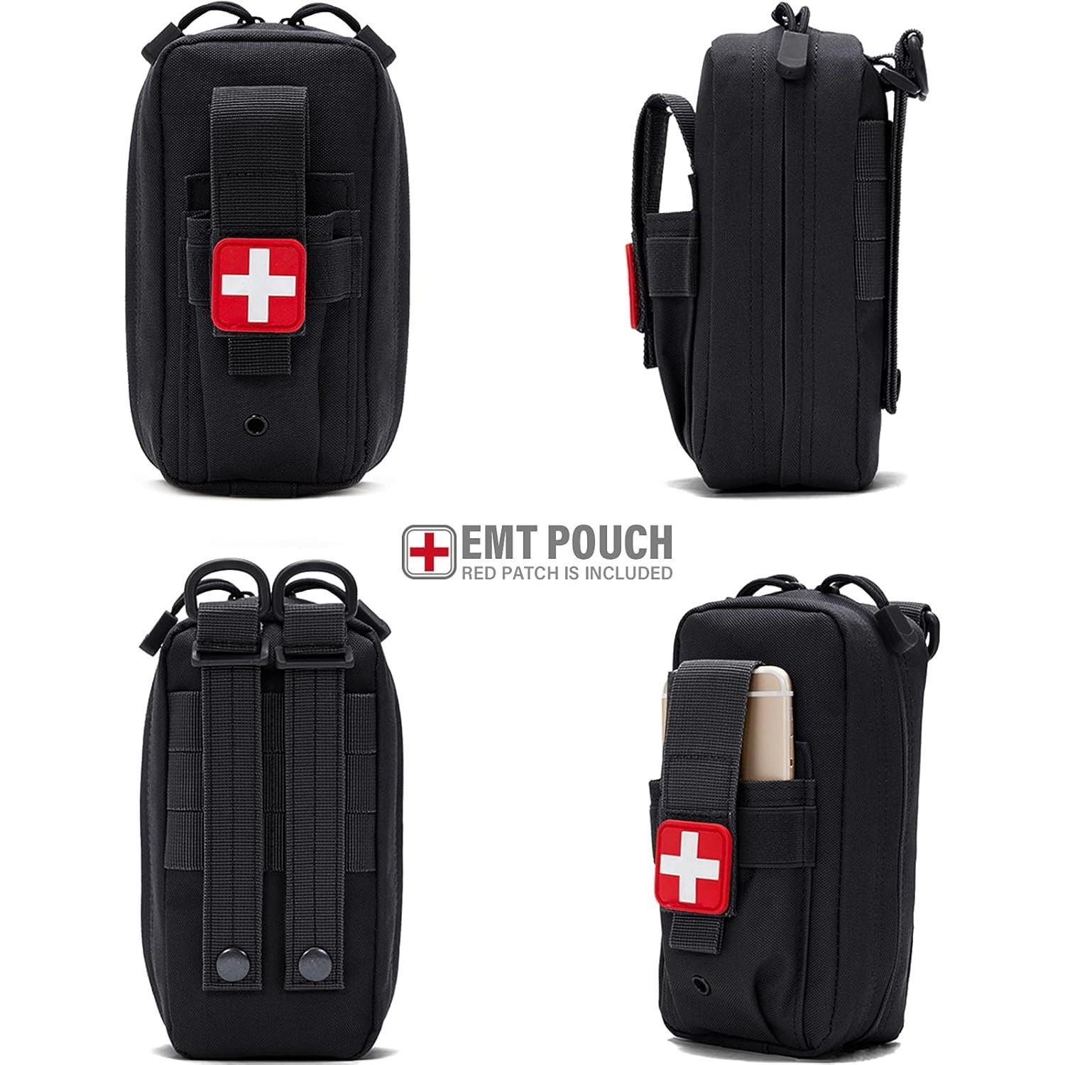 For use in IFAK trauma first aid tool storage bags and MOLLE first aid kits